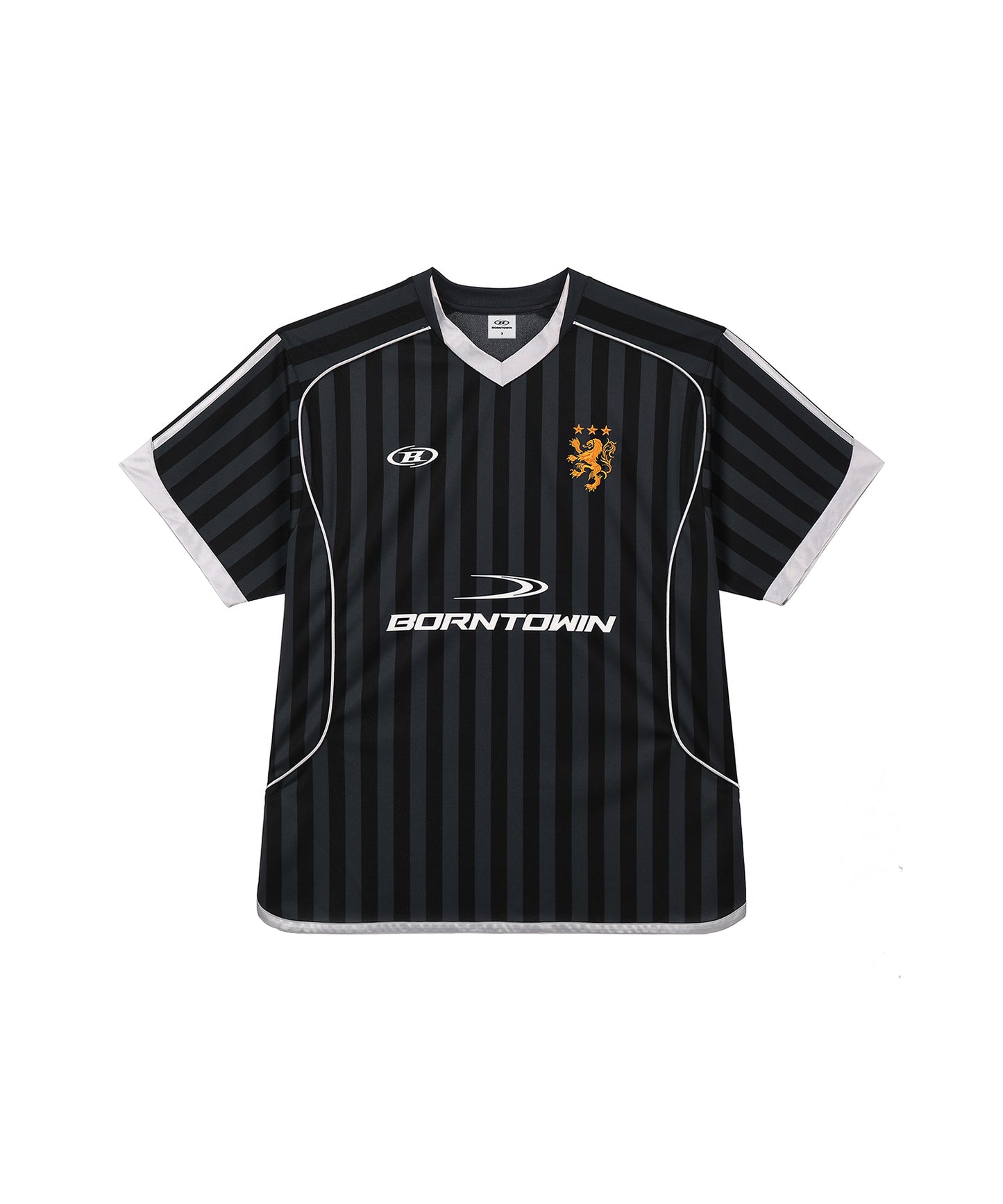SYMBOL B SOCCER STRIPE JERSEY [BLACK]