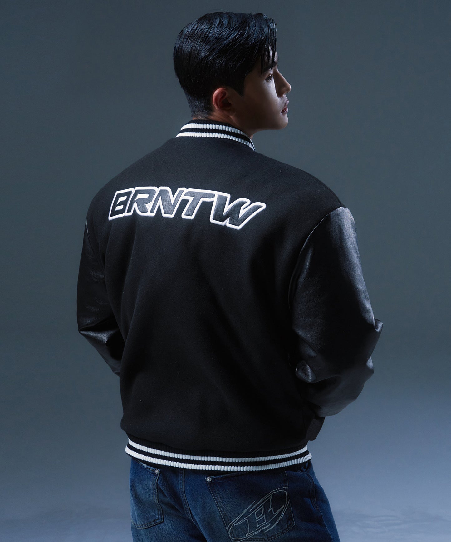 VARSITY QUILTING JACKET [BLACK]