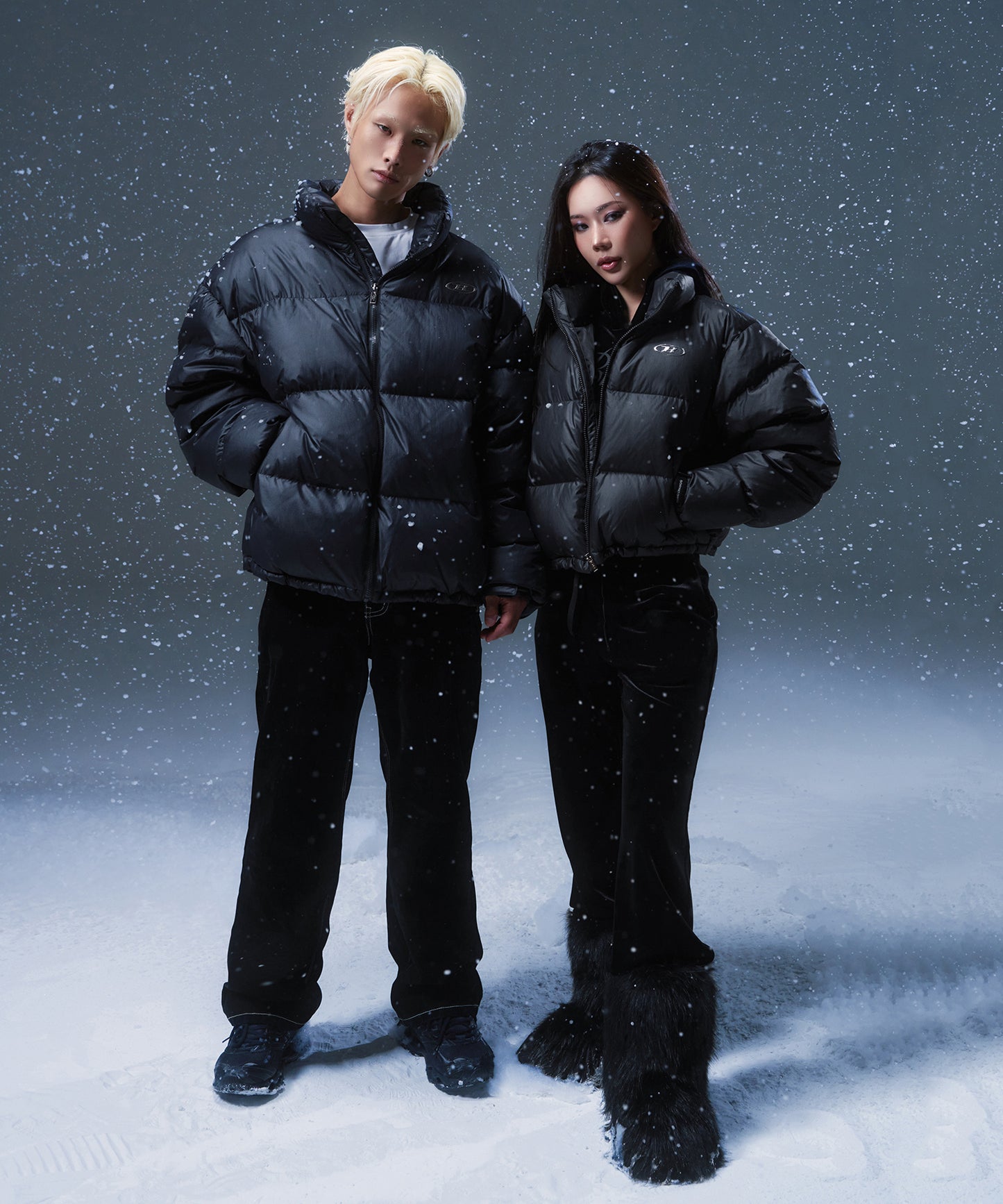 BIG SYMBOL PUFFER DOWN [BLACK]