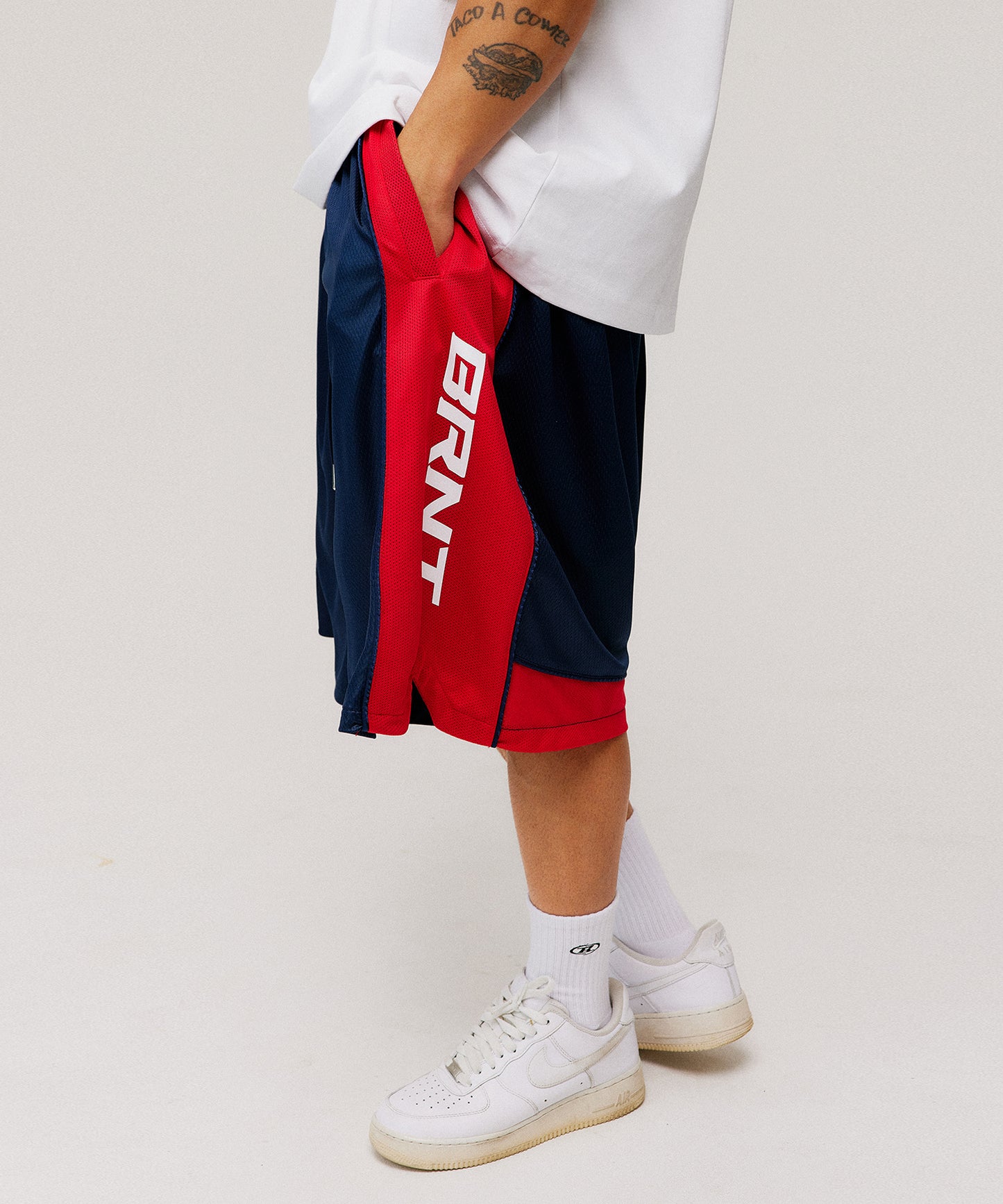 [4/7 Sale] MESH FOOTBALL JERSEY BERMUDA PANTS [NAVY]