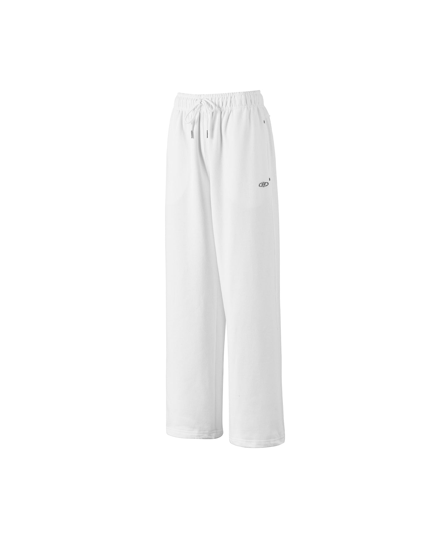 W B PENDANT COTTON SWEAT PANTS [WHITE]