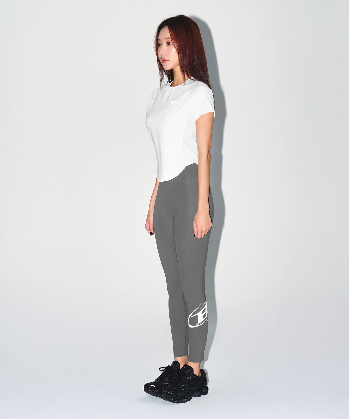 W SYMBOL B VENTILATION T-SHIRTS [WHITE]