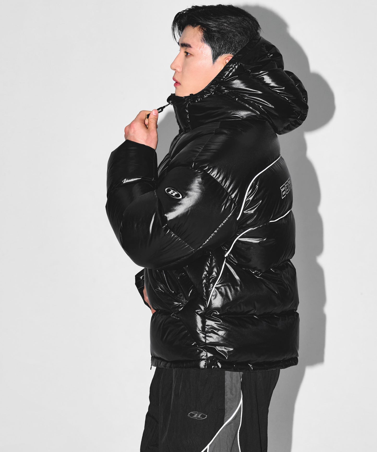 SILVER B RIPSTOP PUFFER DOWN [BLACK]