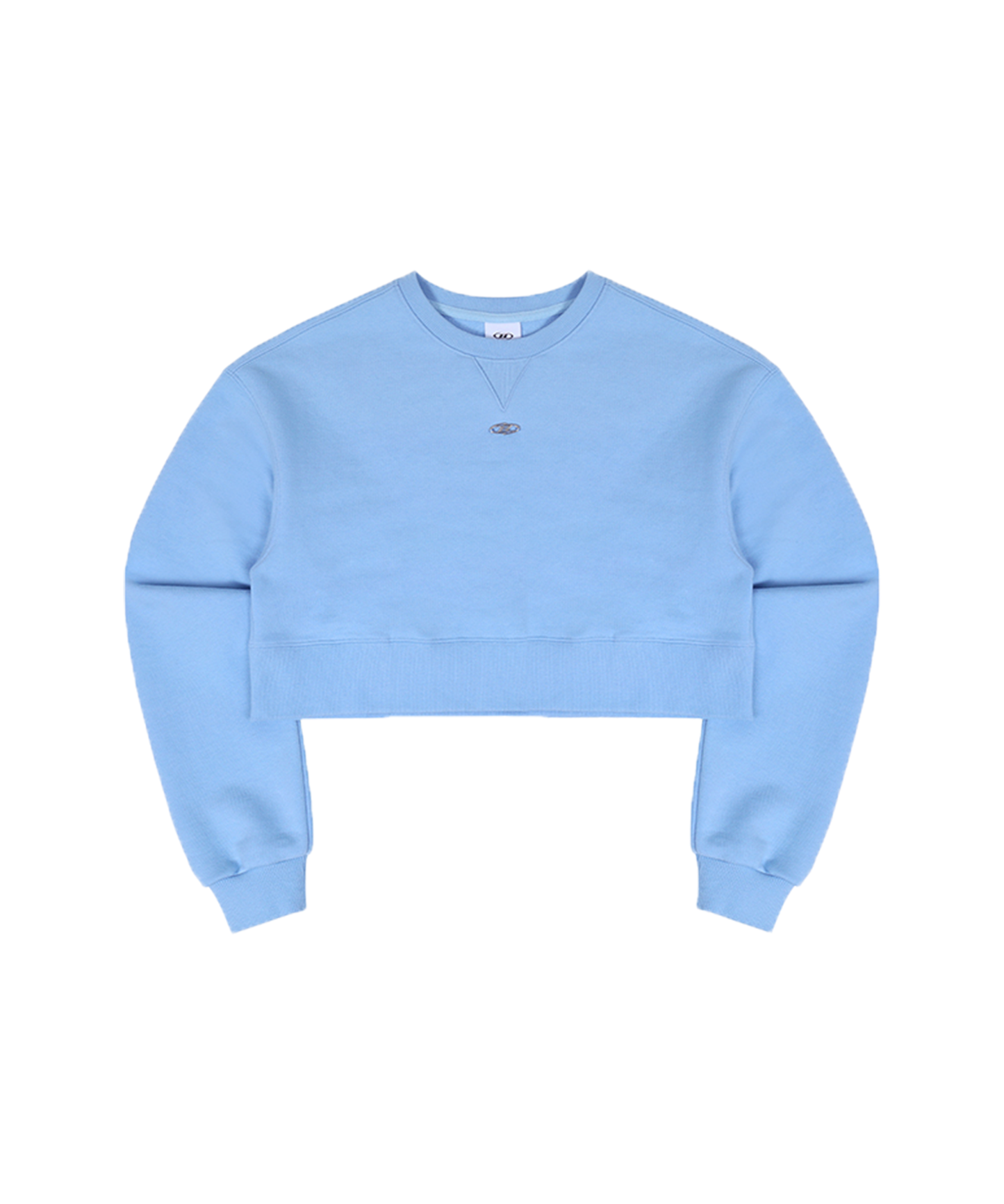 B PENDANT CROP SWEATSHIRTS [SKY BLUE]