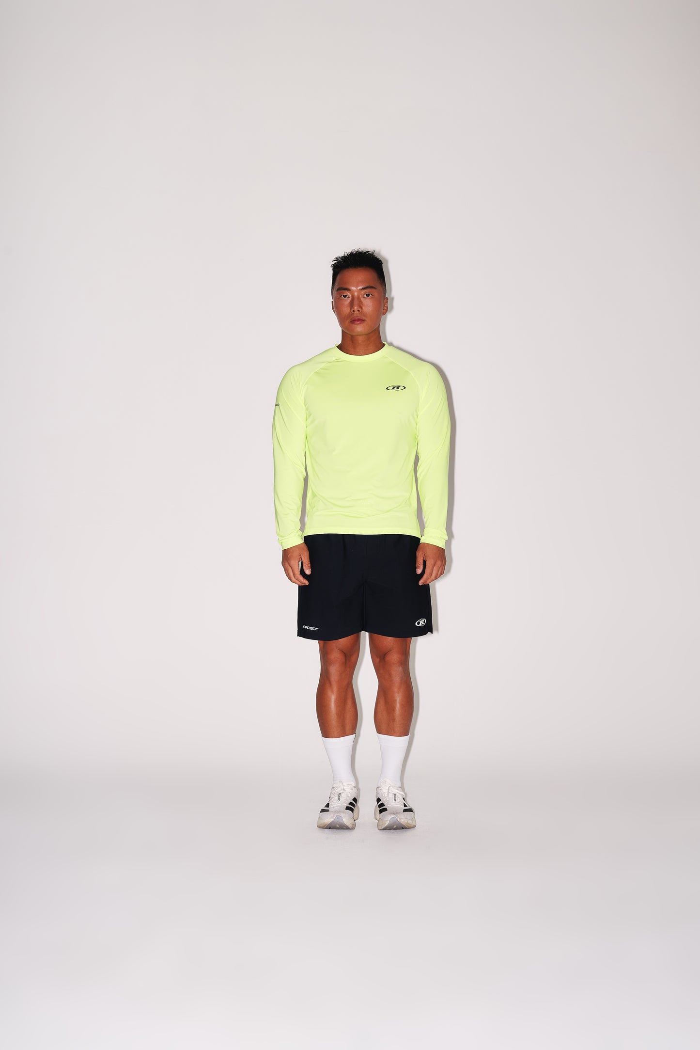 BRN SQUARE QUICK DRY LONG SLEEVE [NEON]