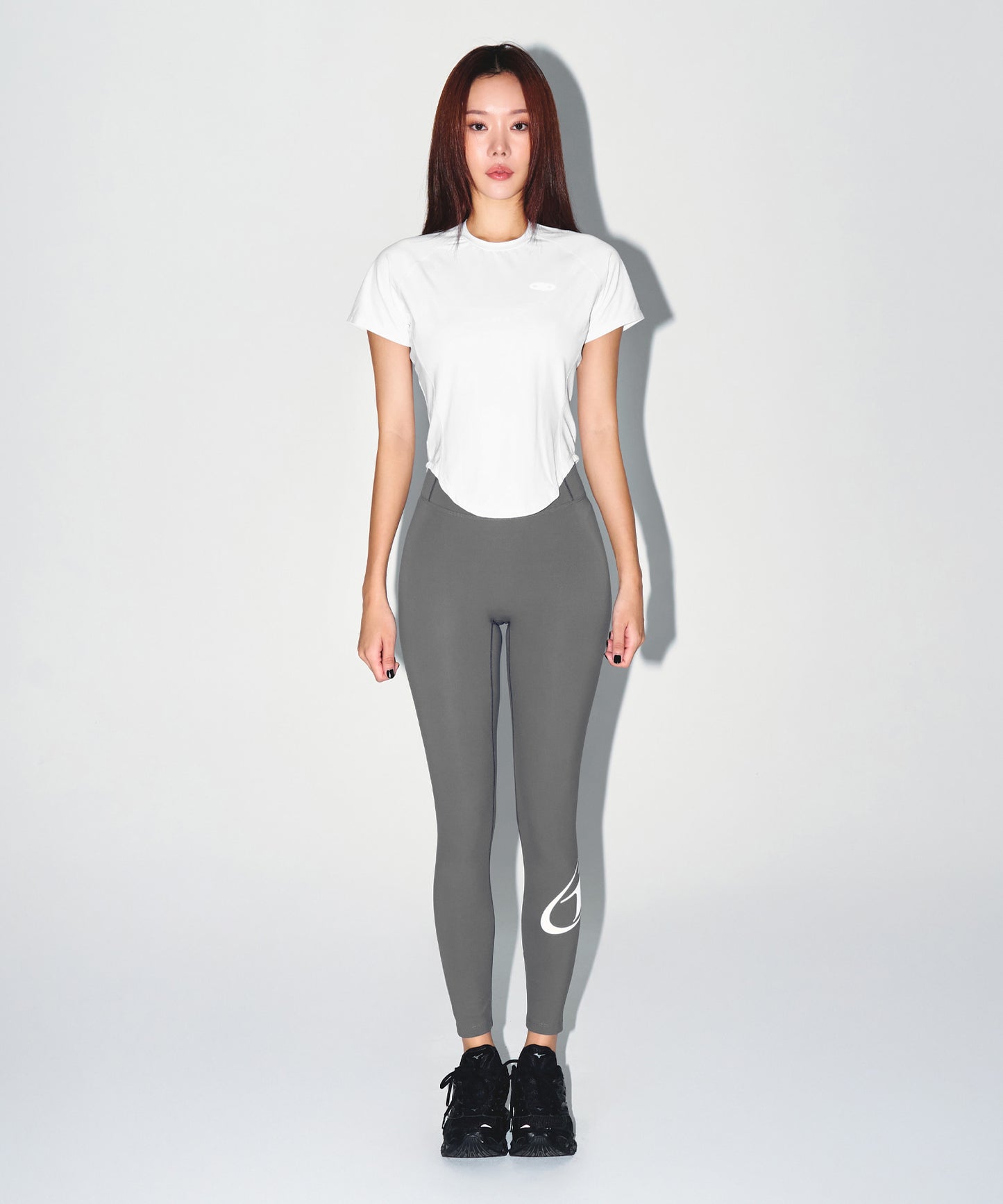 W SYMBOL B VENTILATION T-SHIRTS [WHITE]