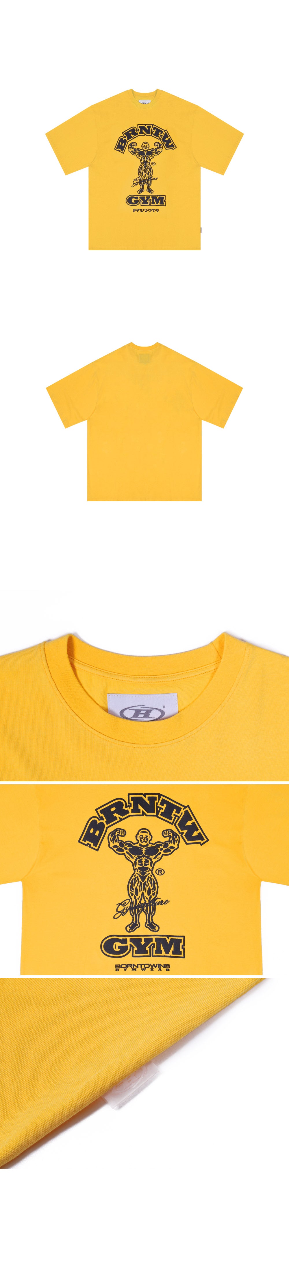 RAISEBORN OVER FIT T-SHIRTS [YELLOW]