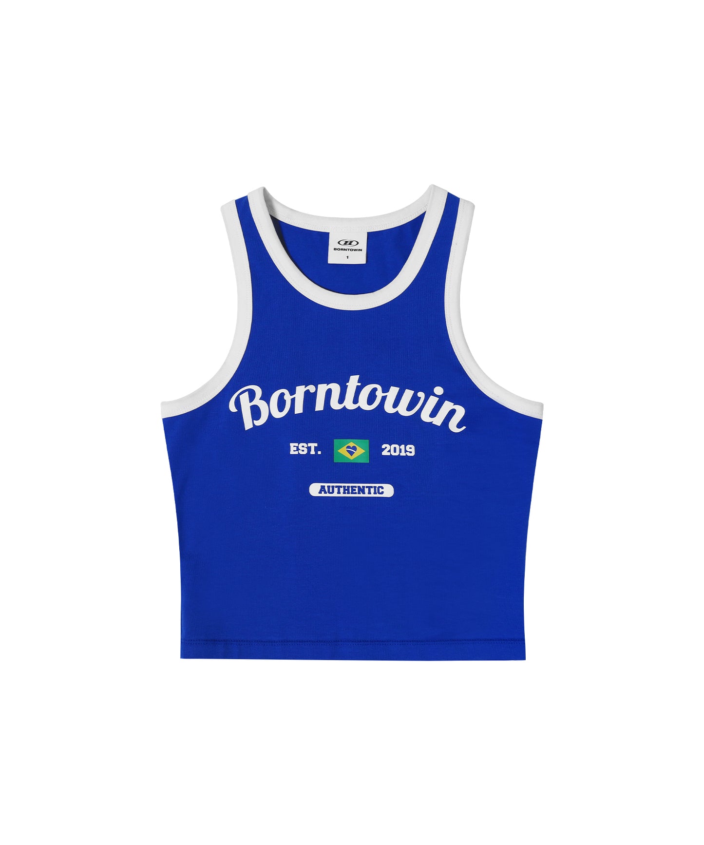 COLOR MIX LOGO TANK TOP [BLUE]