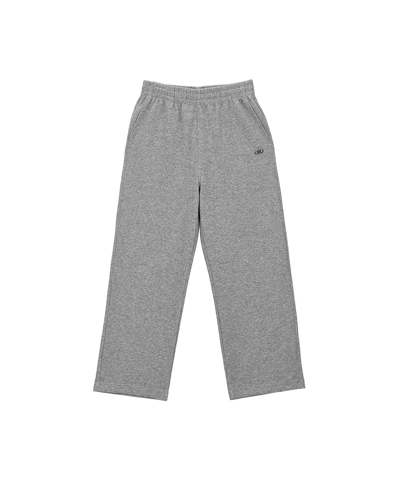 KNIT LIKE WIDE PANTS [MELANGE GREY]