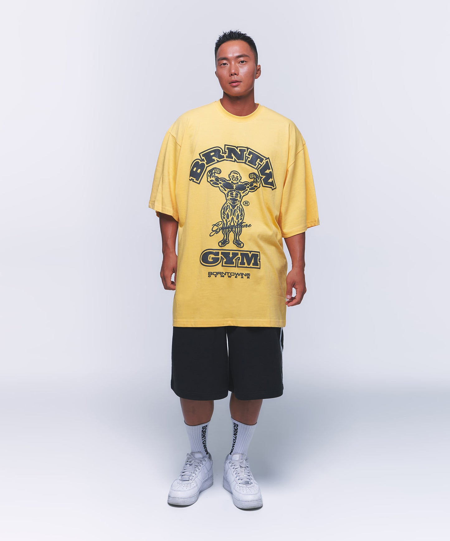 RAISEBORN OVER FIT T-SHIRTS [YELLOW]