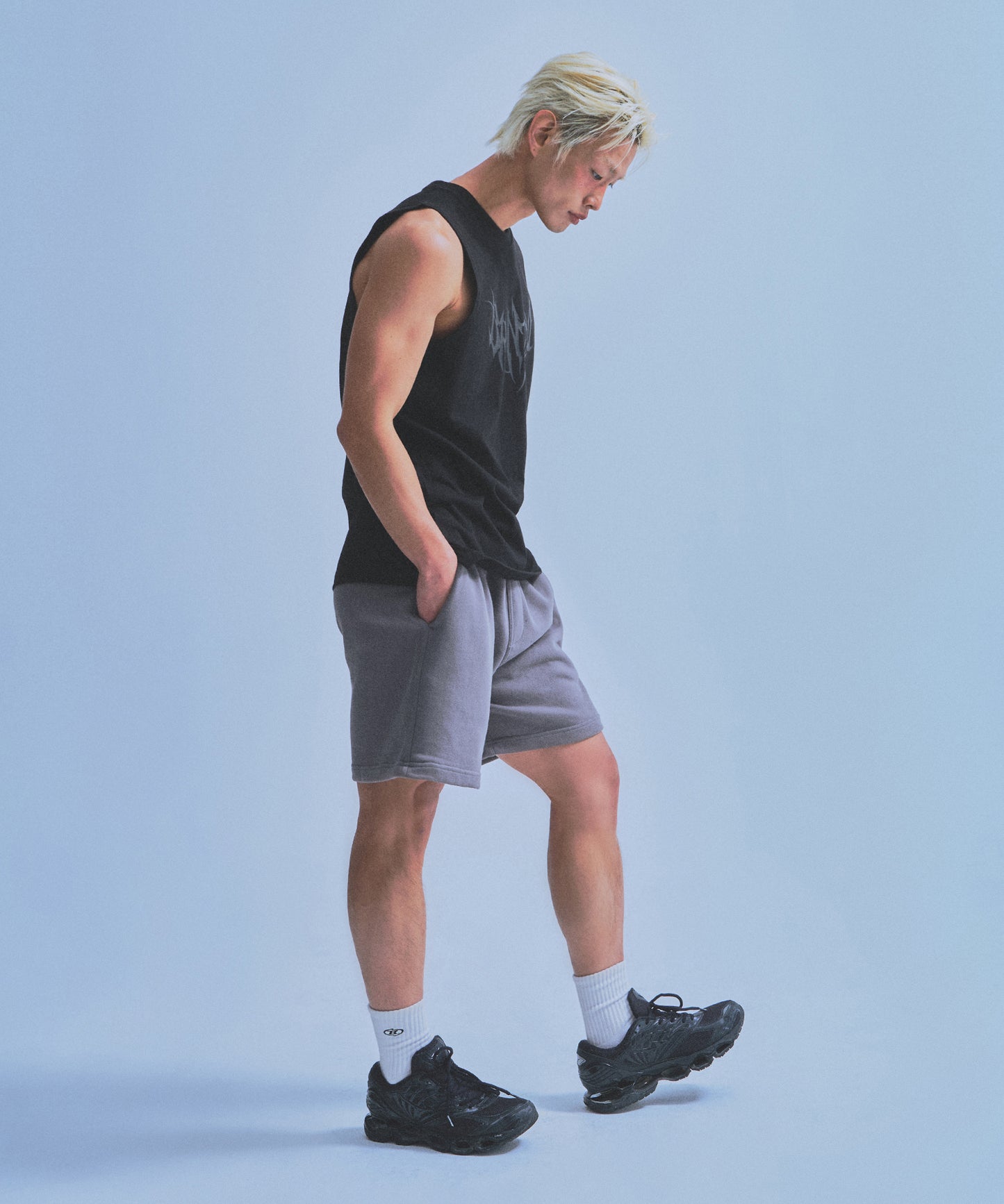 IN STOCK* TRIBAL COMFORT FIT SLEEVLESS [BLACK]