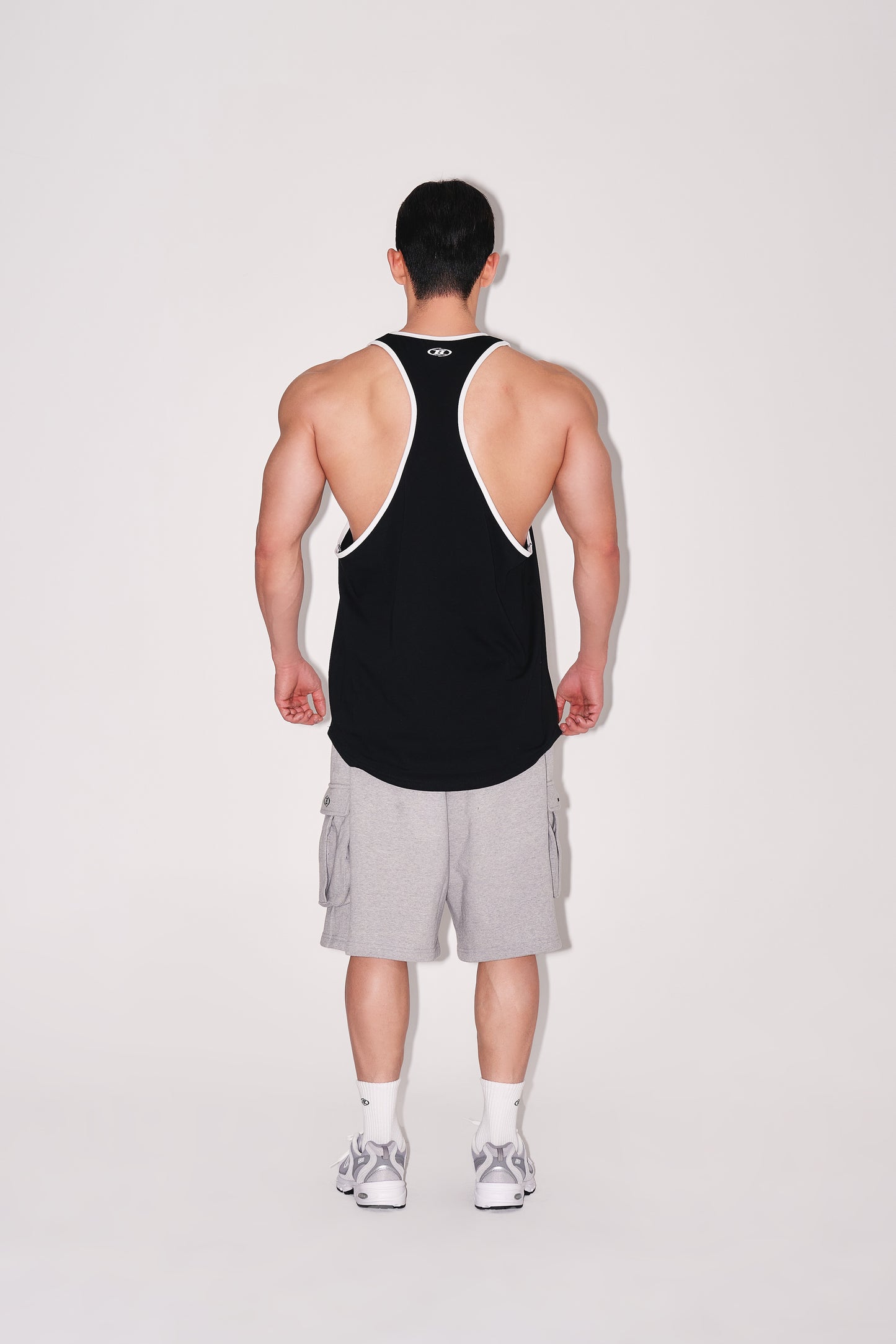 RAISEBORN NEW DEEP FIT SLEEVELESS [BLACK]