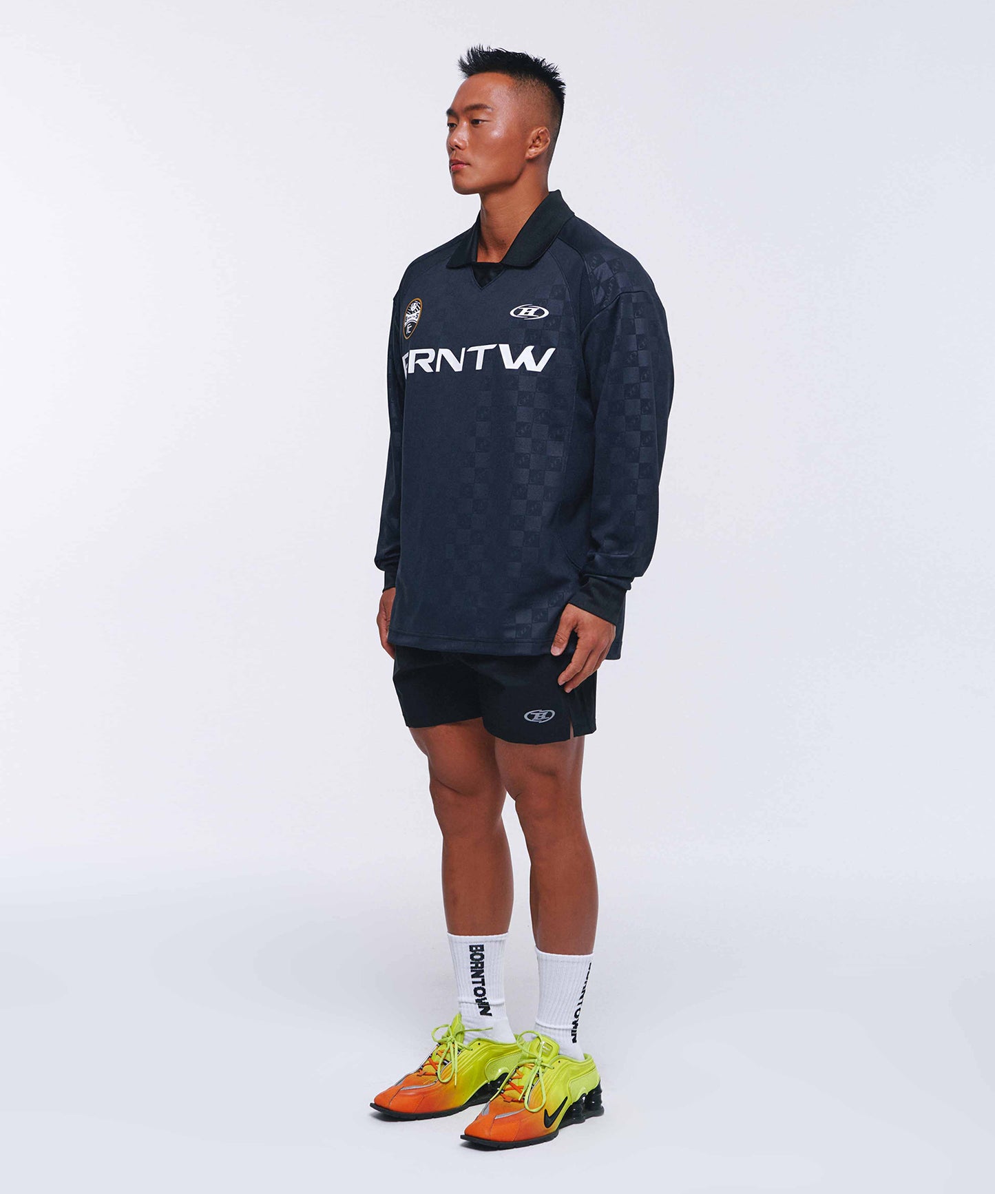 MONOGRAM SOCCER JERSEY [BLACK]