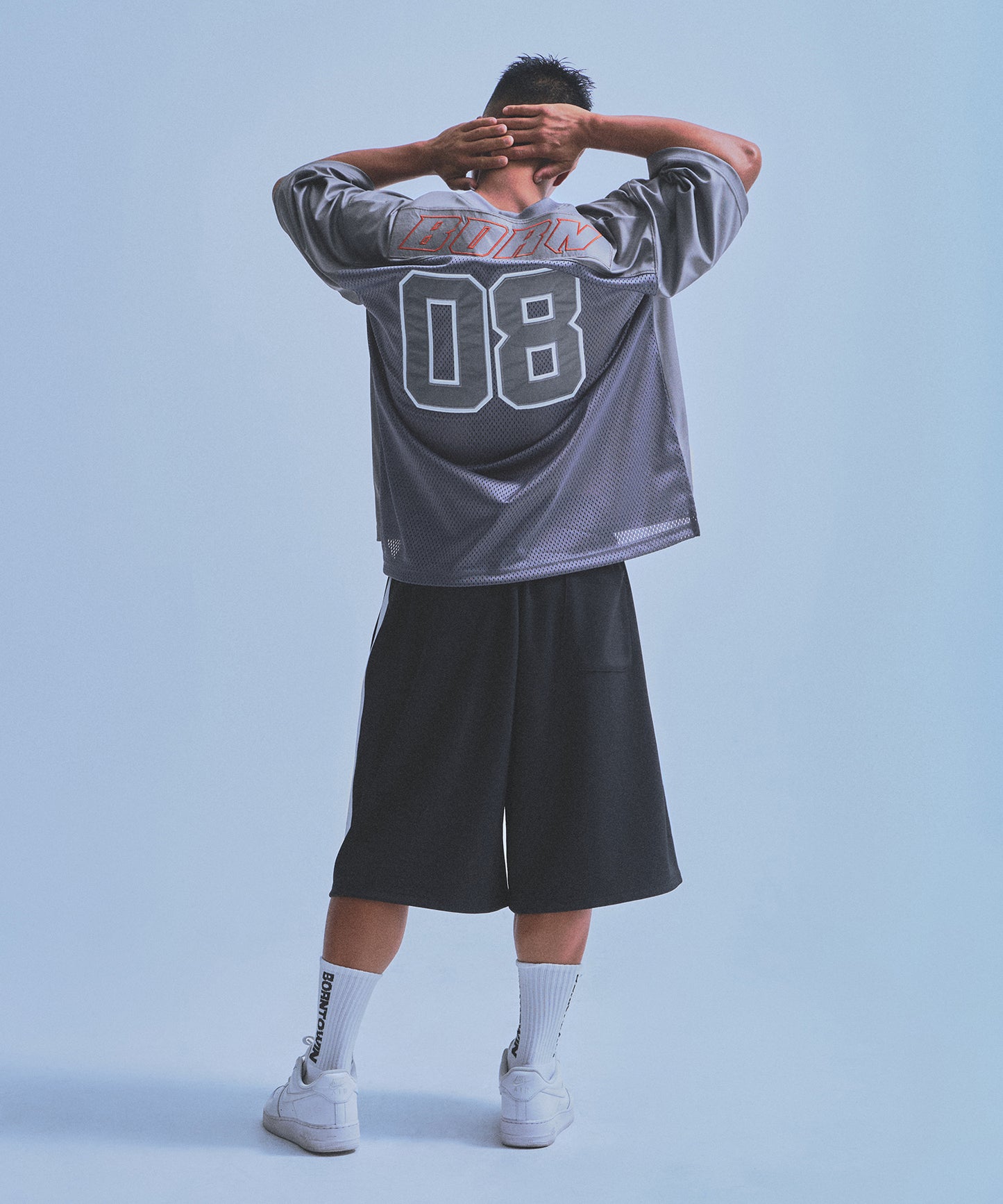 08 RUGBY JERSEY T-SHIRTS [CHARCOAL]