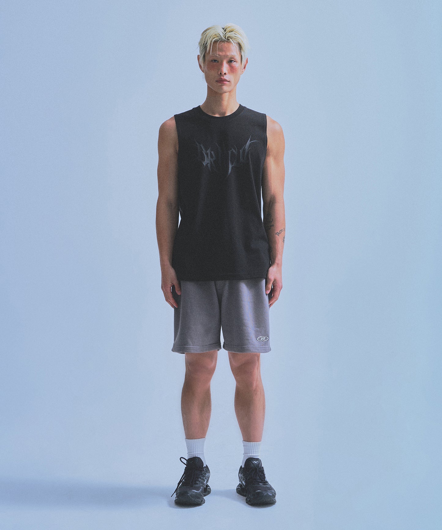 IN STOCK* TRIBAL COMFORT FIT SLEEVLESS [BLACK]