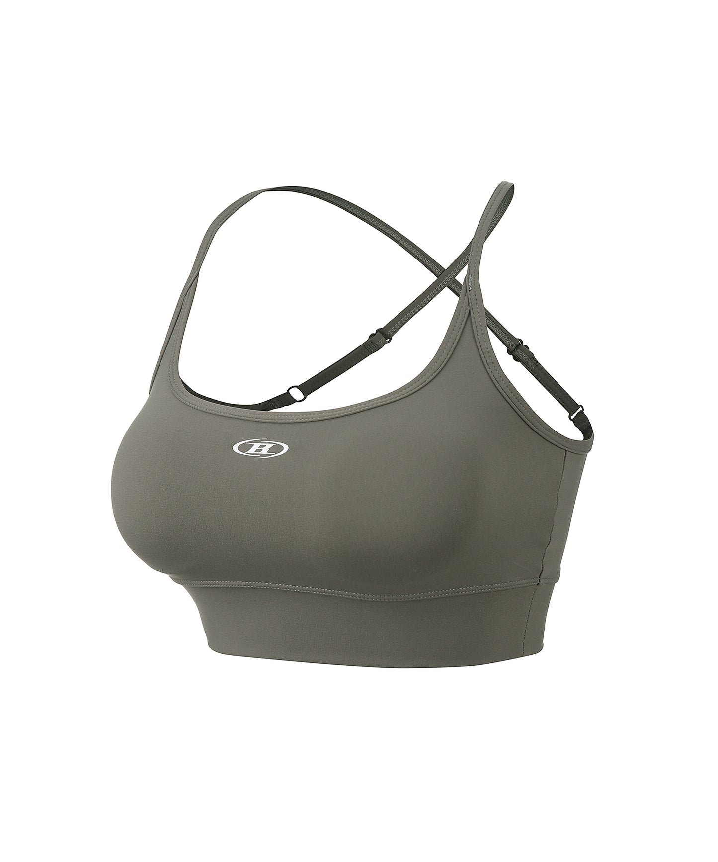 IN STOCK* W CROSS BACK BRA TOP [KHAKI]