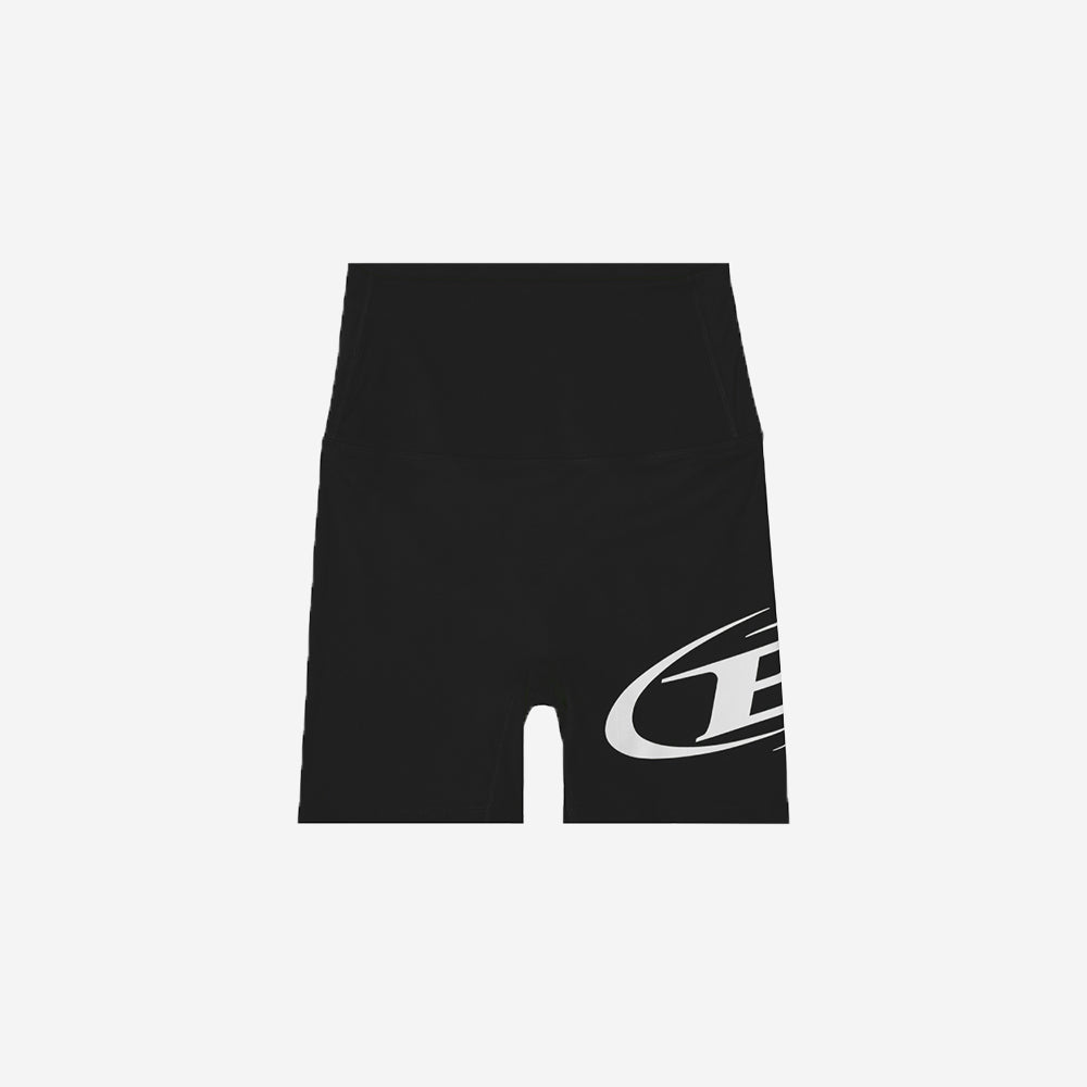 B LOGO 3.5 BIKER SHORTS [BLACK]