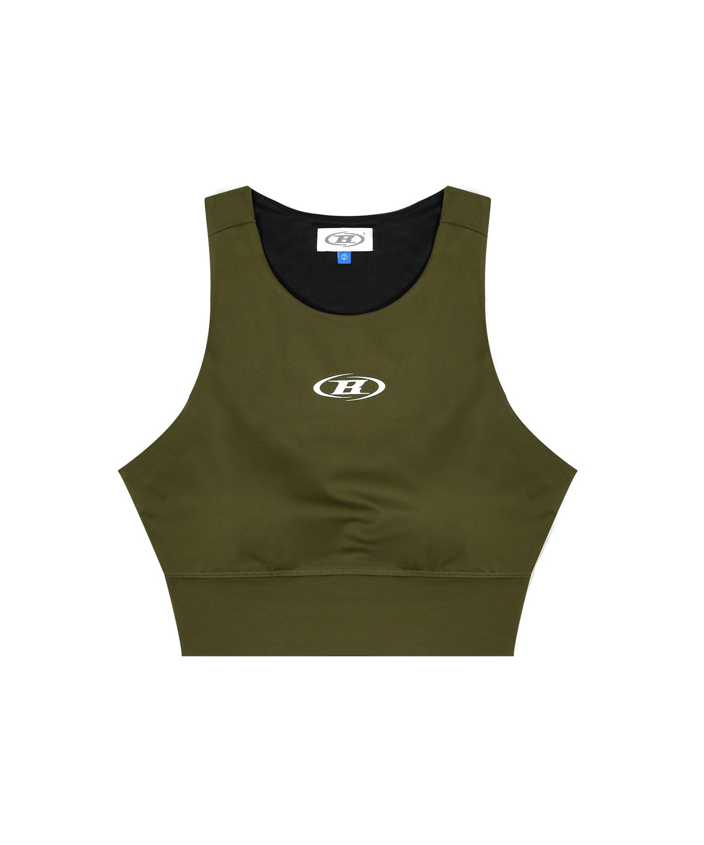 B SYMBOL TANK TOP [KHAKI]