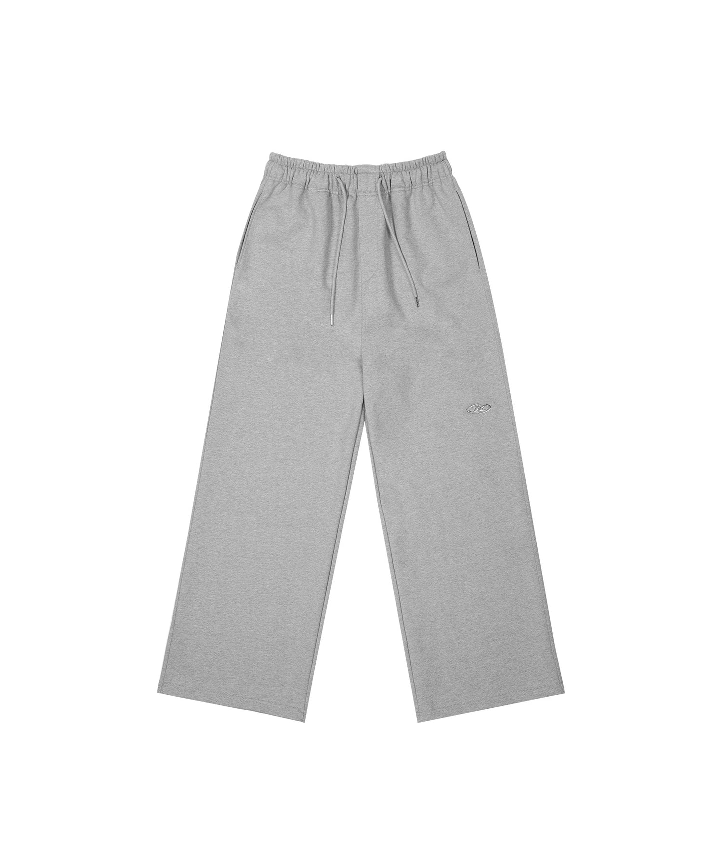 CHROME B LOGO WIDE PANTS [MELANGE GREY]