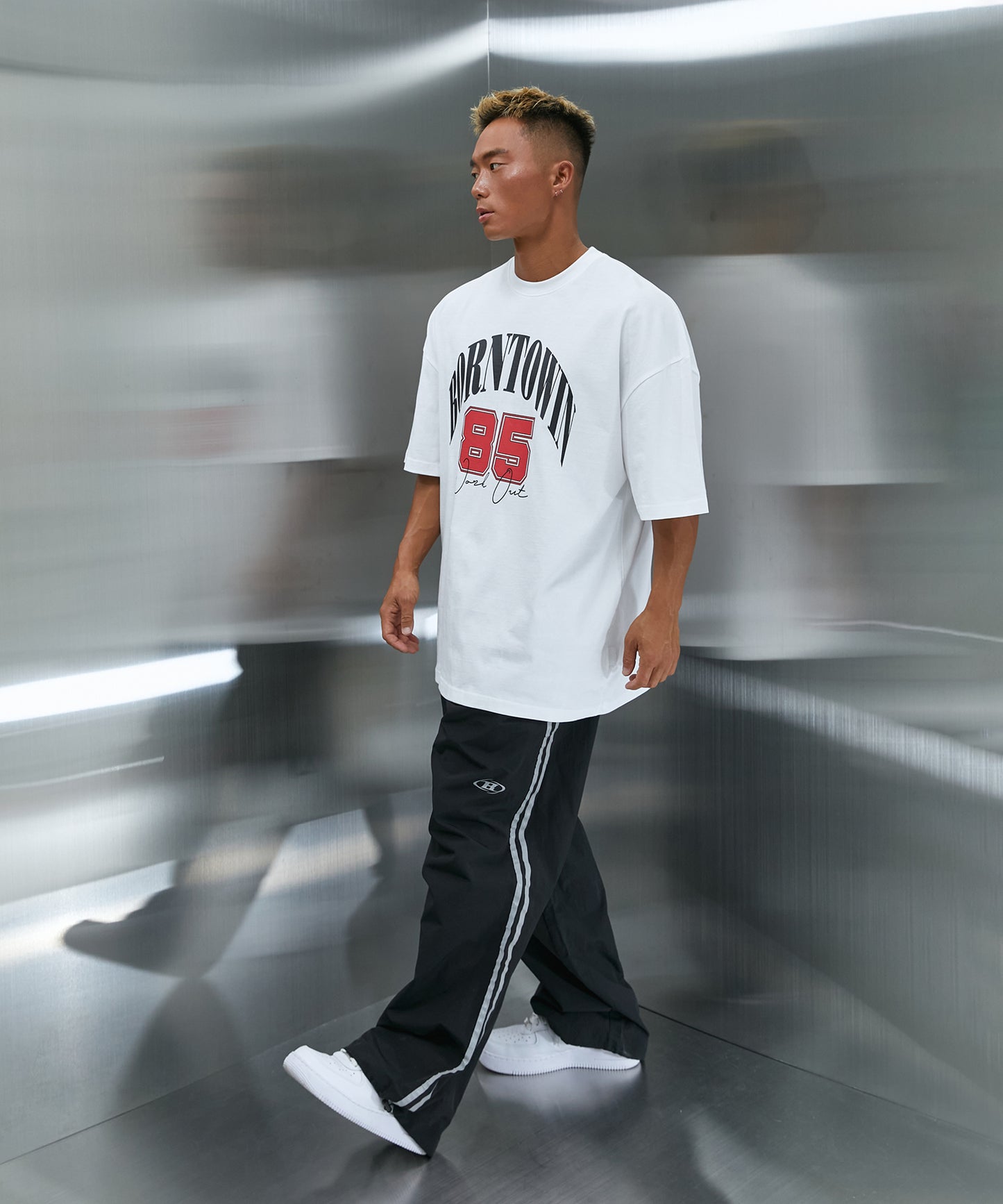 85 WORK OUT T-SHIRTS [WHITE]