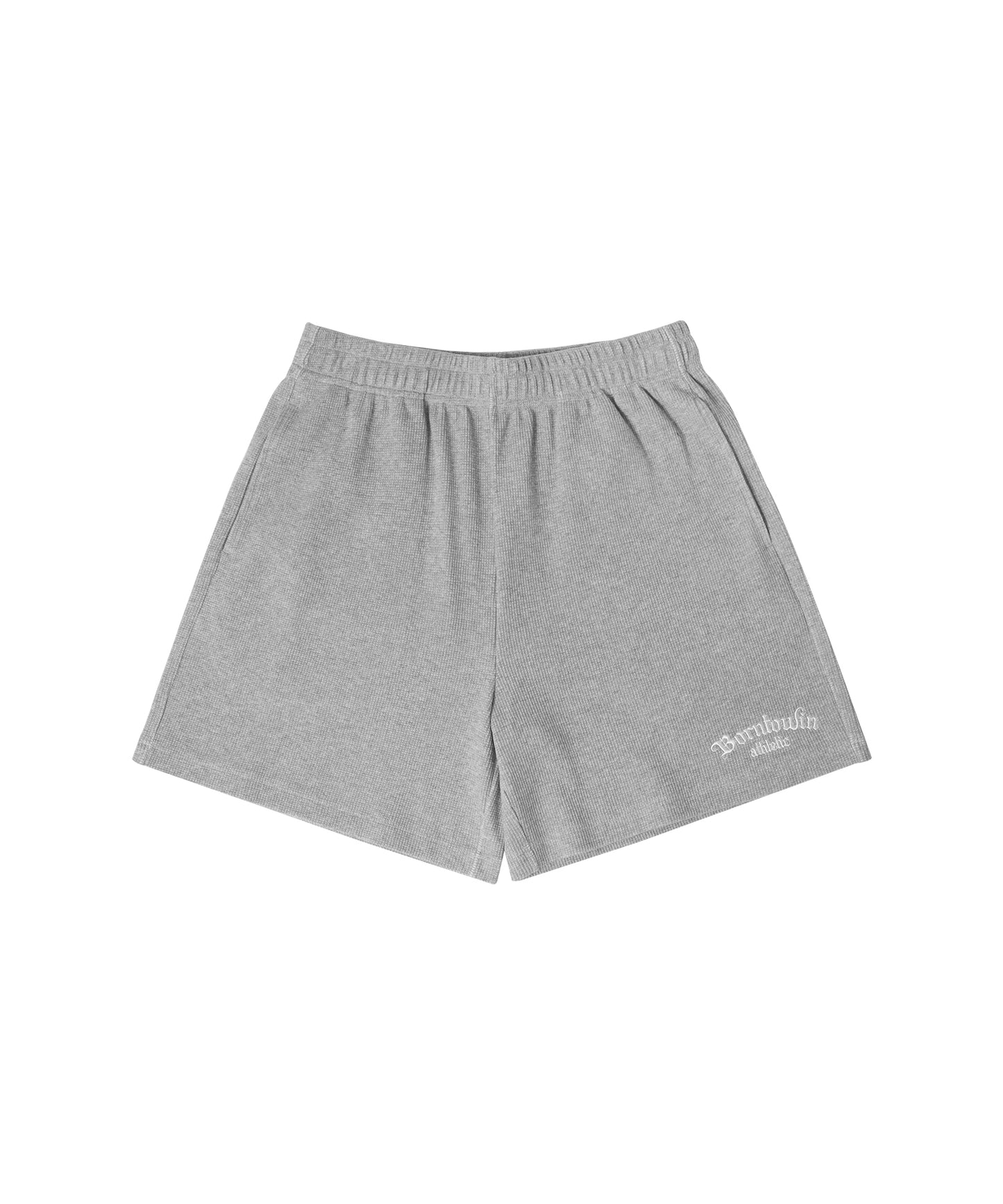 WAFFLE HALF PANTS SHORT VER [MELANGE GREY]