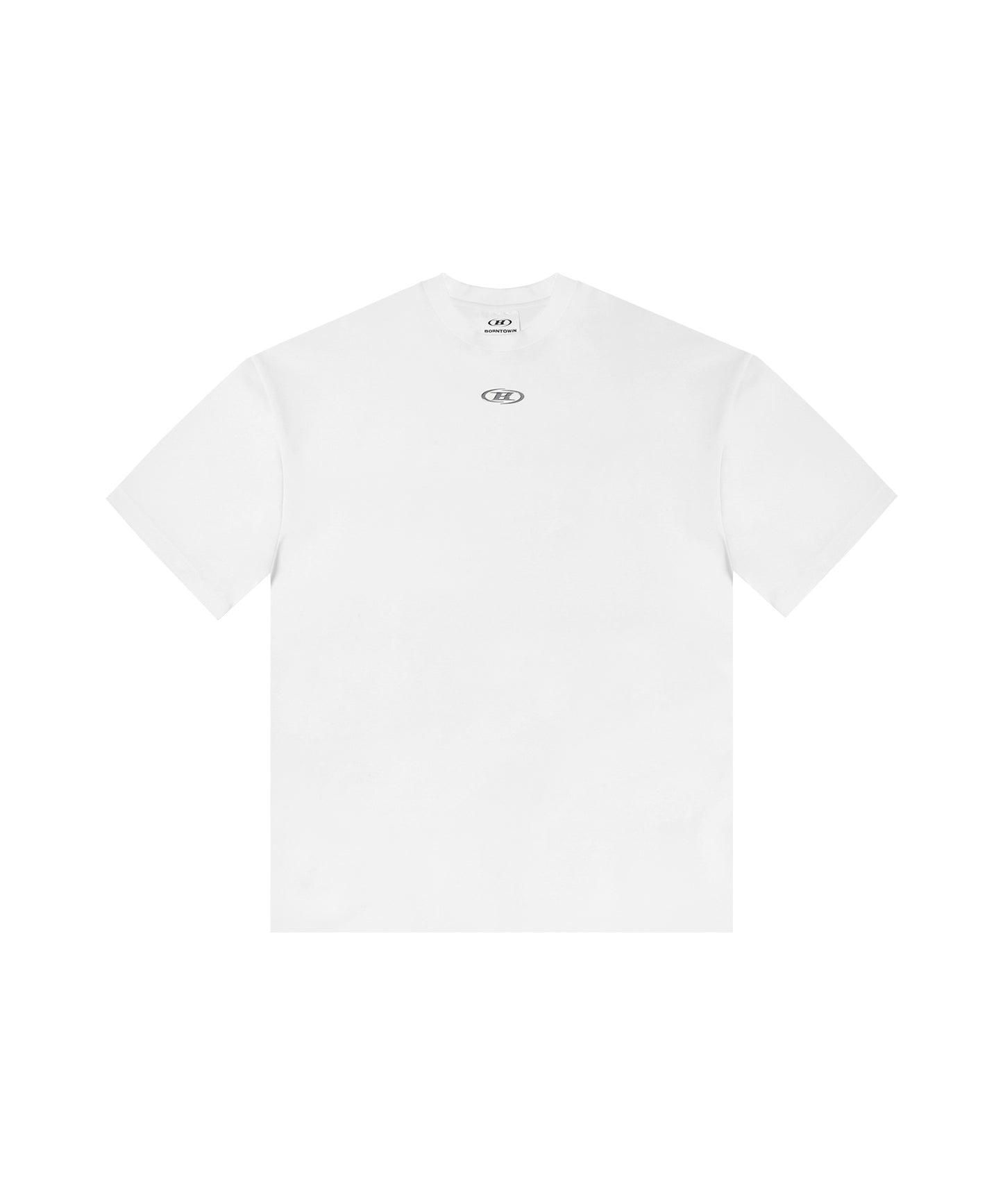 SILVER B OVER FIT T-SHIRTS [WHITE]