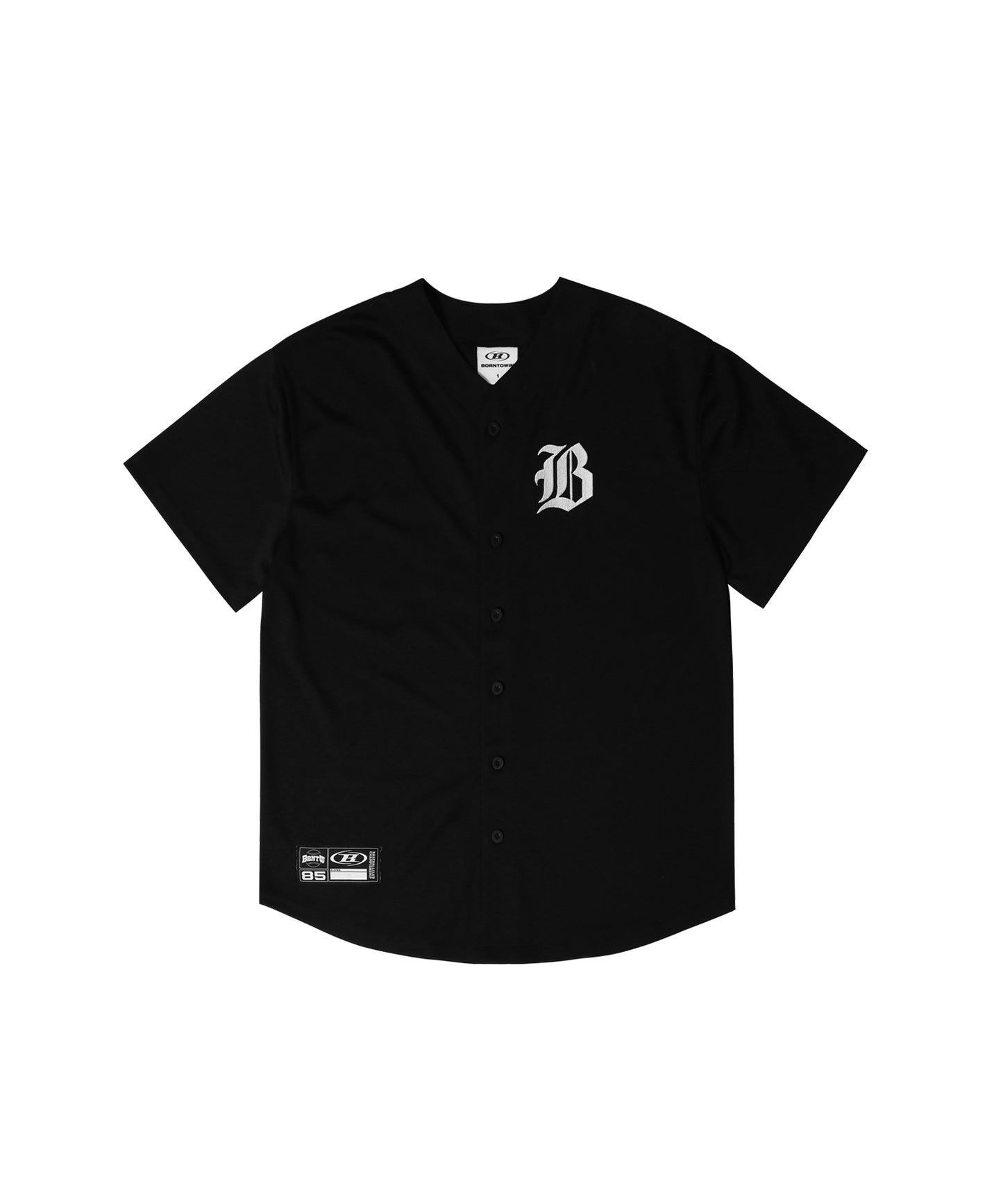 AUTHENTIC BASEBALL JERSEY T-SHIRTS [BLACK]