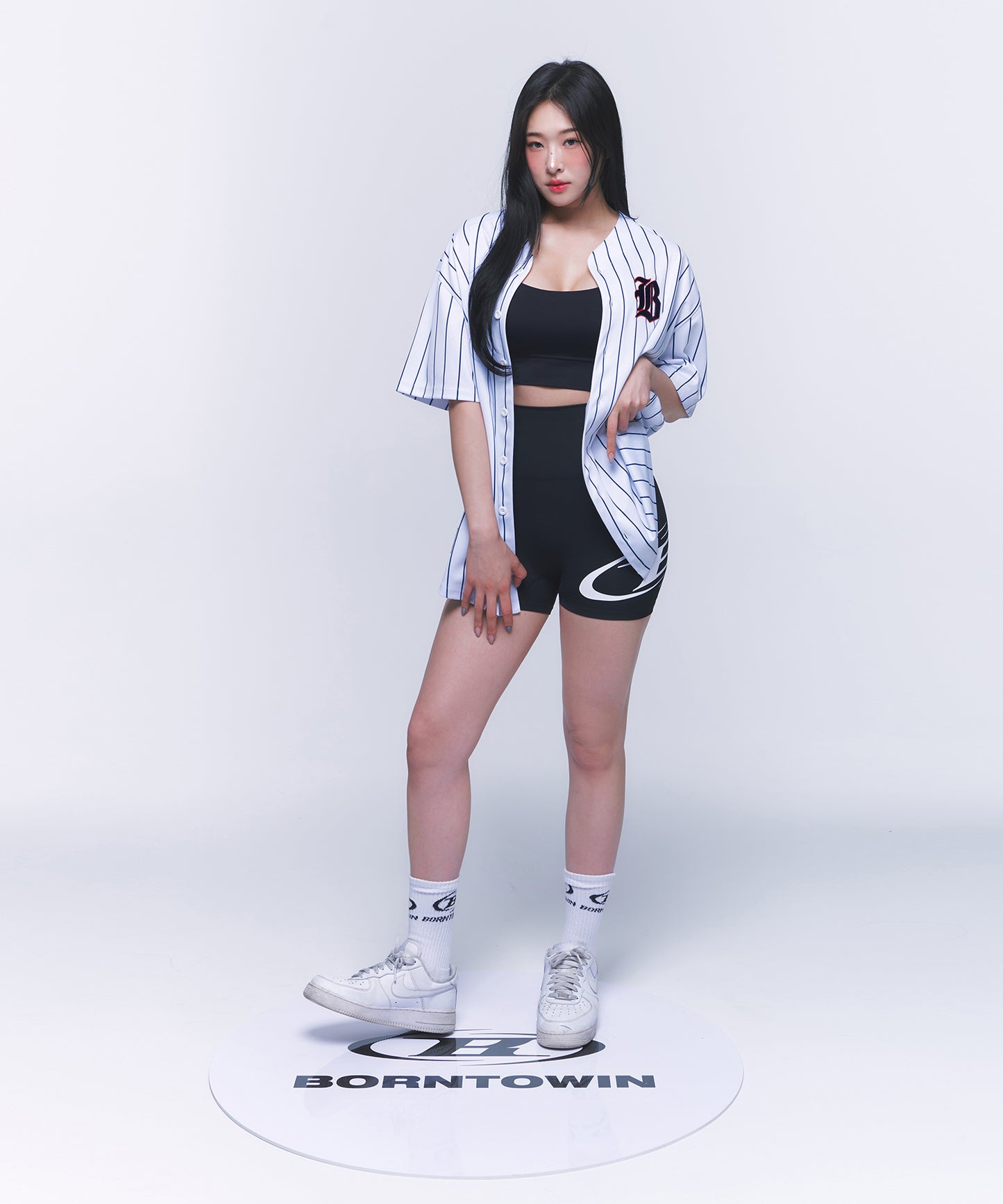AUTHENTIC BASEBALL JERSEY T-SHIRTS [WHITE]