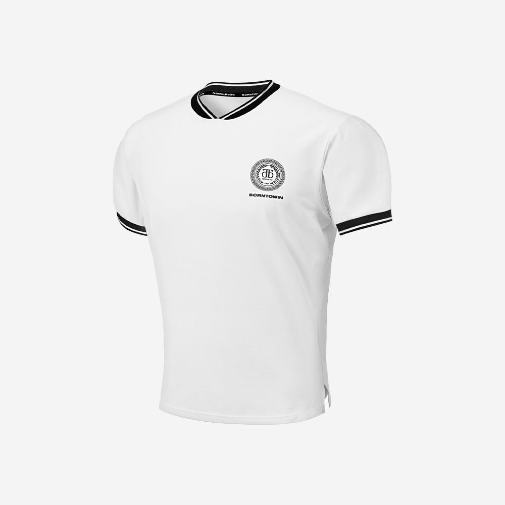 HERITAGE EMBLEM DRILL JERSEY [WHITE]