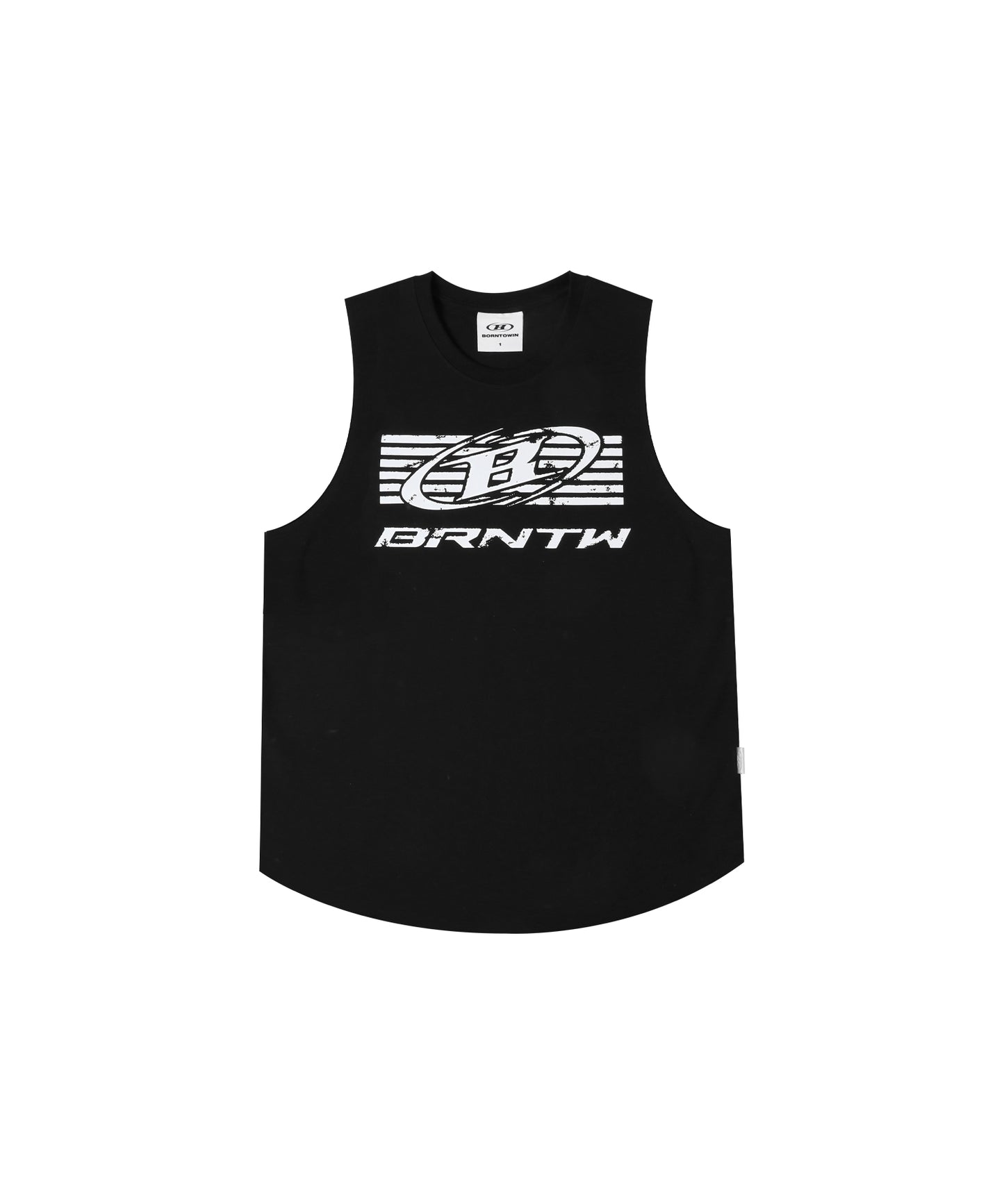 BIG LOGO COMFORT FIT SLEEVELESS [BLACK]