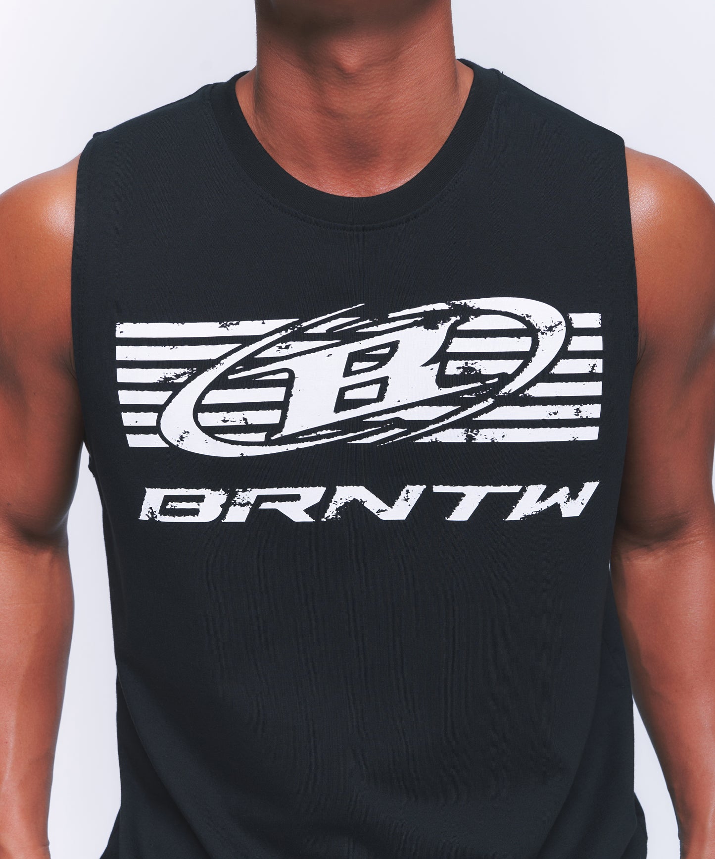 BIG LOGO COMFORT FIT SLEEVELESS [BLACK]