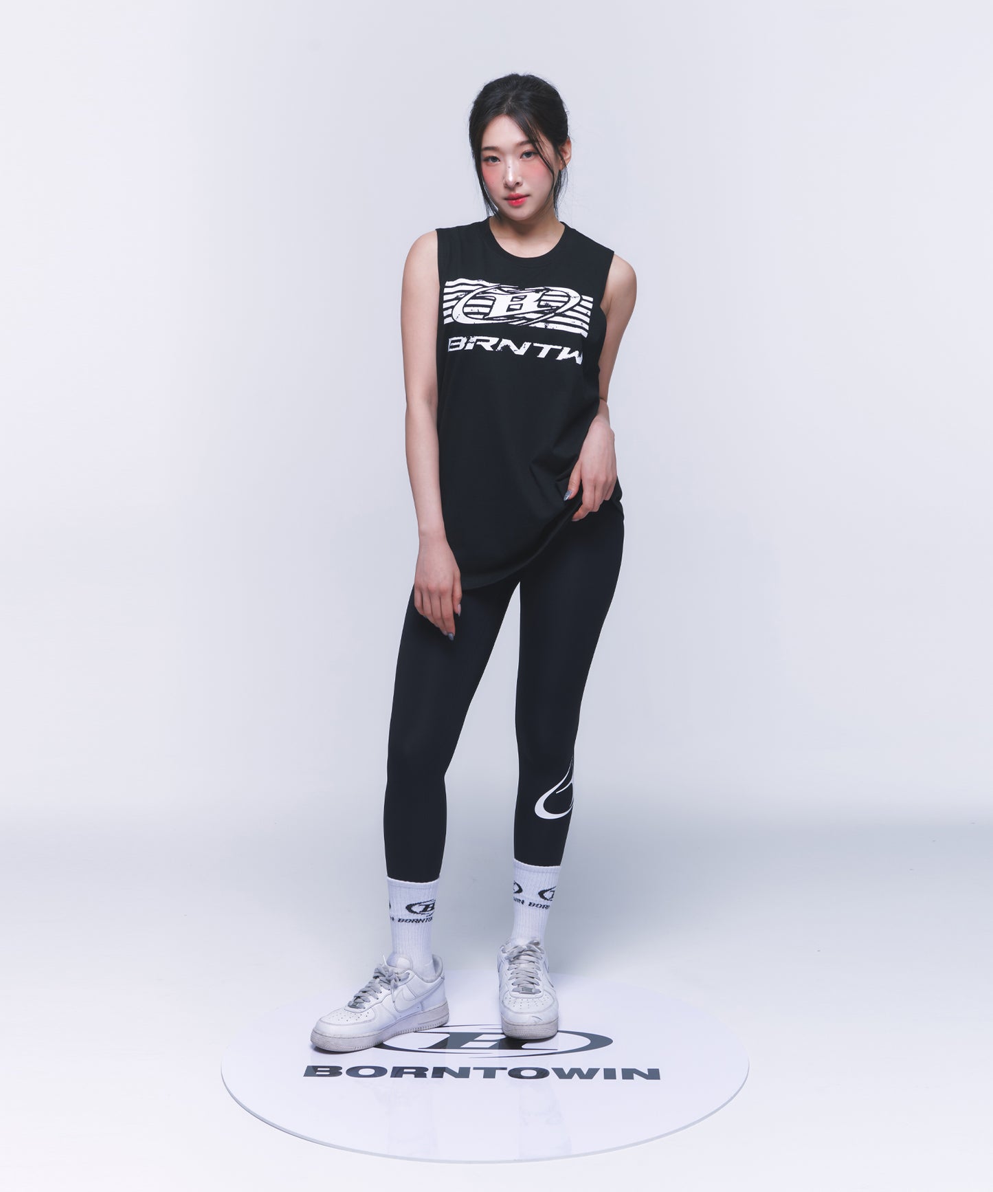 BIG LOGO COMFORT FIT SLEEVELESS [BLACK]