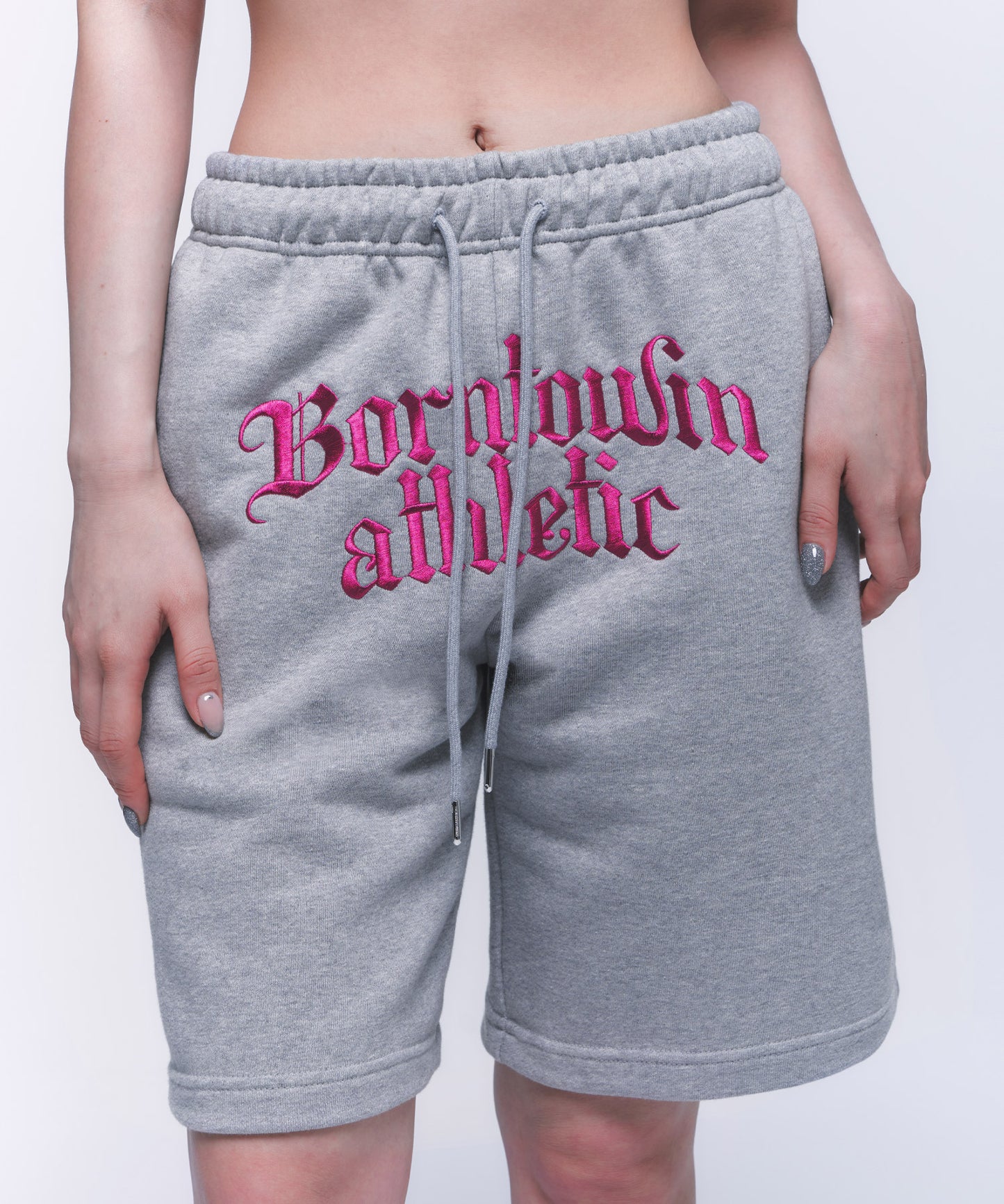 ATHLETIC LONG SHORTS [MELANGE GREY]