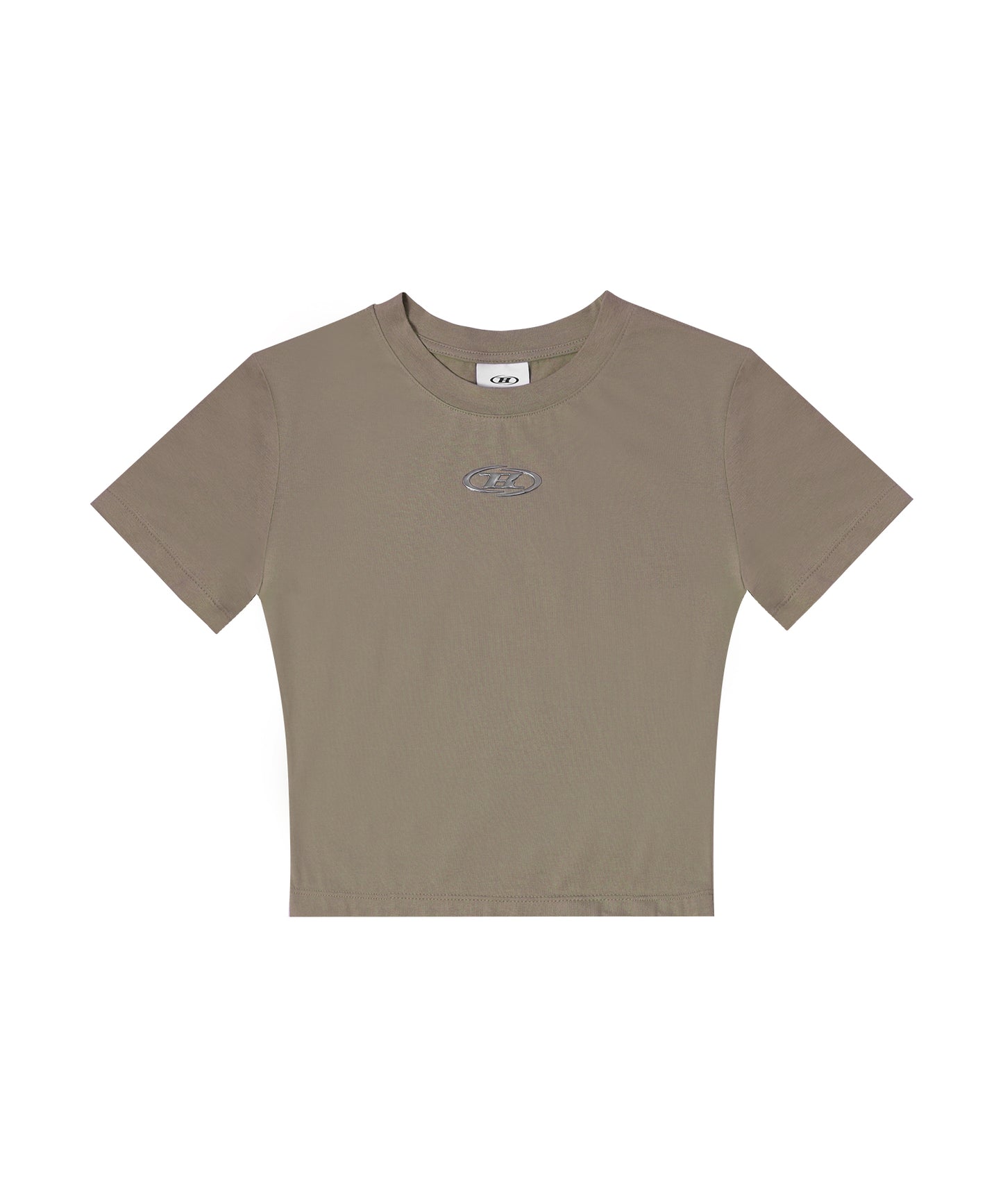 SILVER B MODAL CROP T-SHIRTS [LIGHT BROWN]