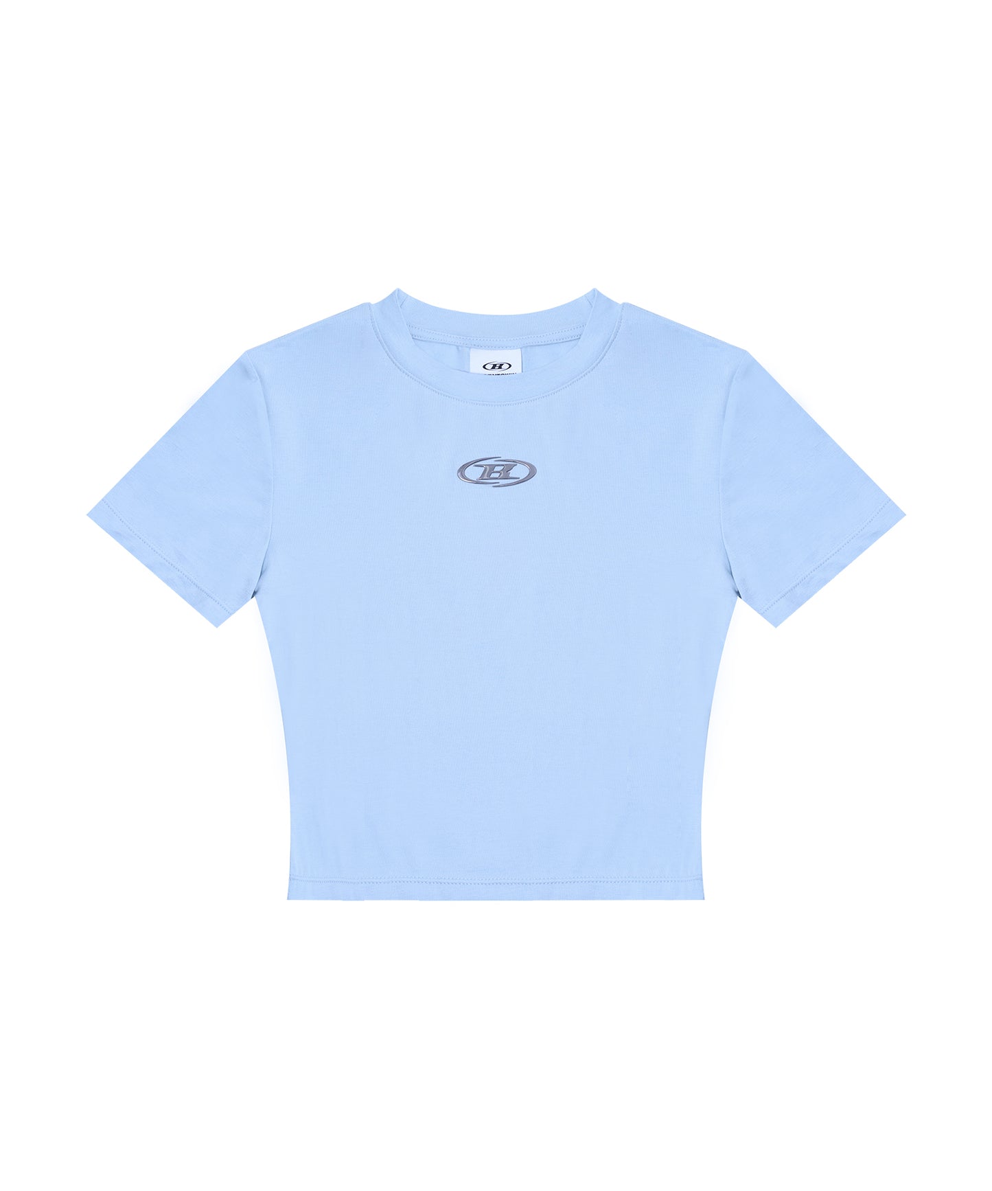 SILVER B MODAL CROP T-SHIRTS [SKY BLUE]