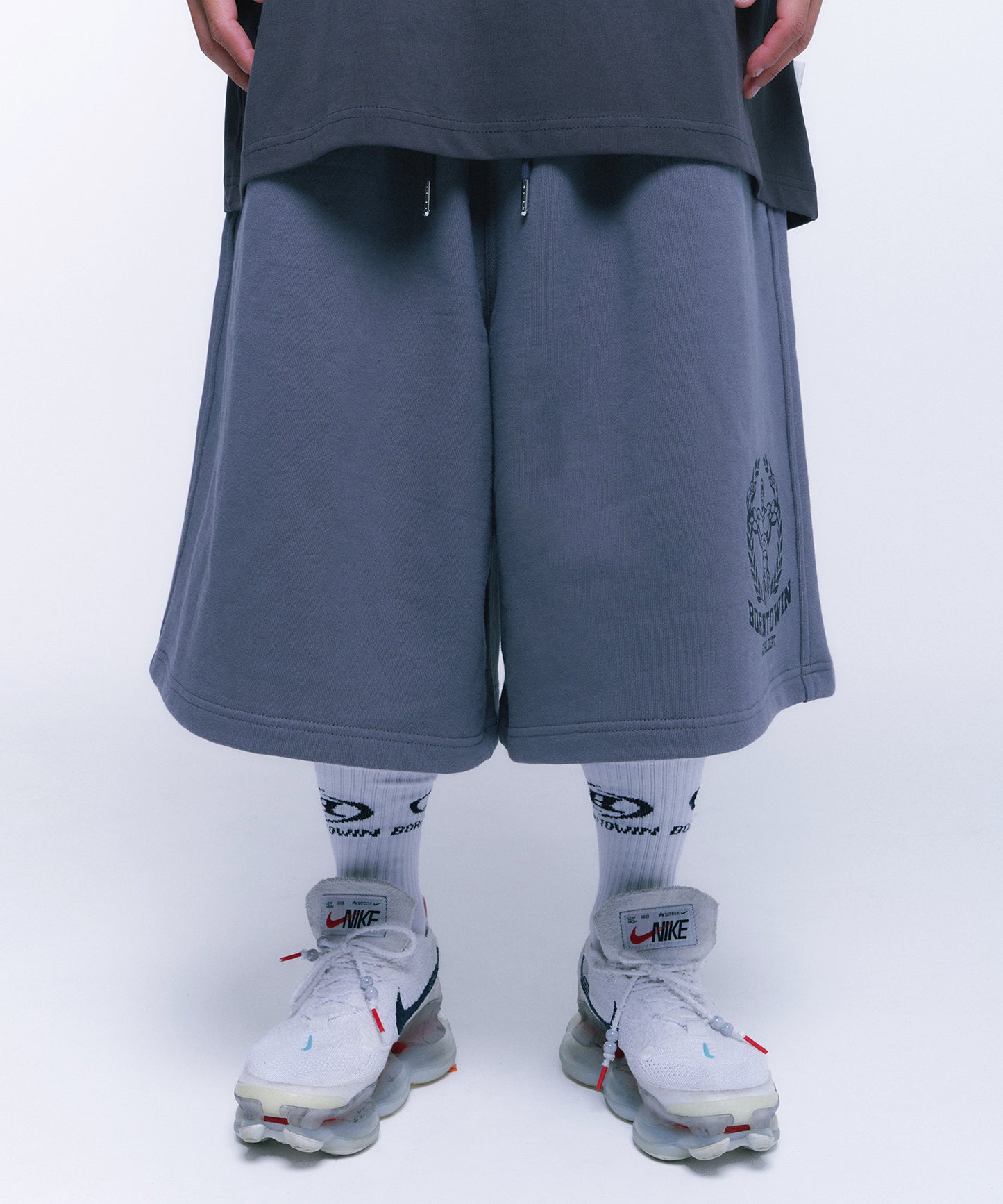 NEW RAISEBORN HALF PANTS LONG VER [CHARCOAL]