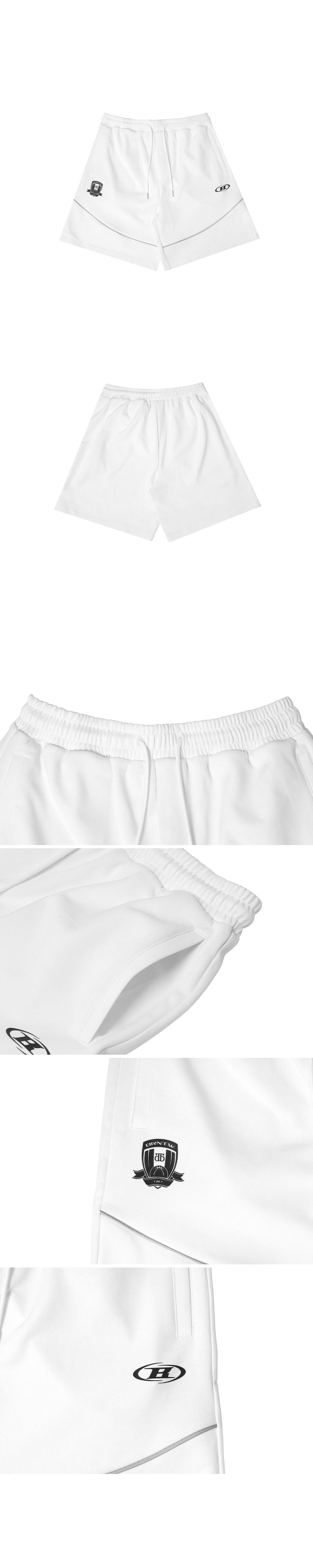 SILVER LINE JERSEY HALF PANTS SHORT VER [IVORY]