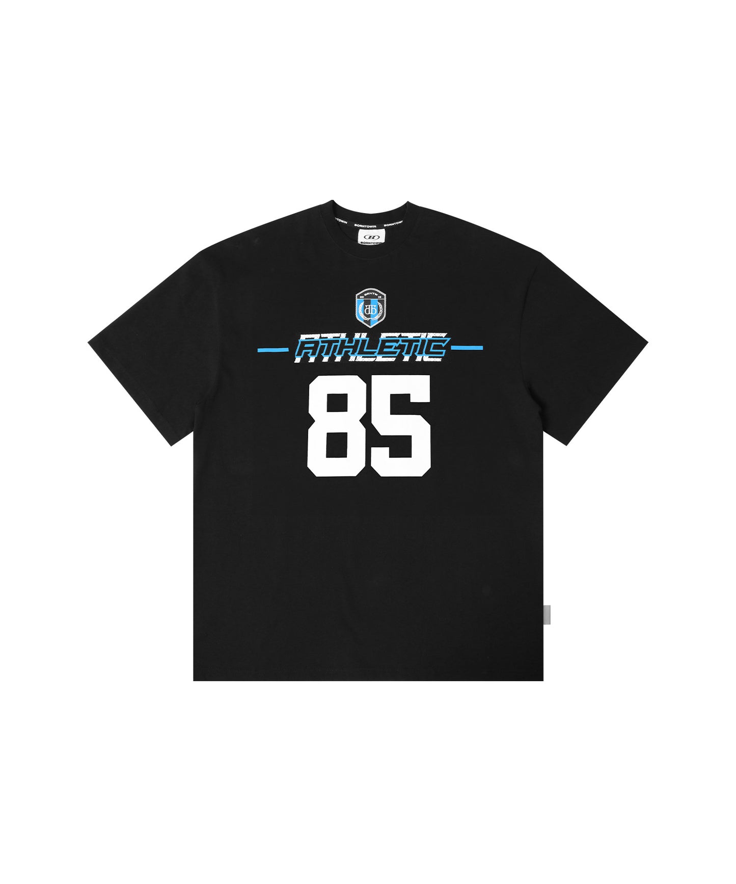 ATHLETIC 85 OVER FIT T-SHIRTS [BLACK]