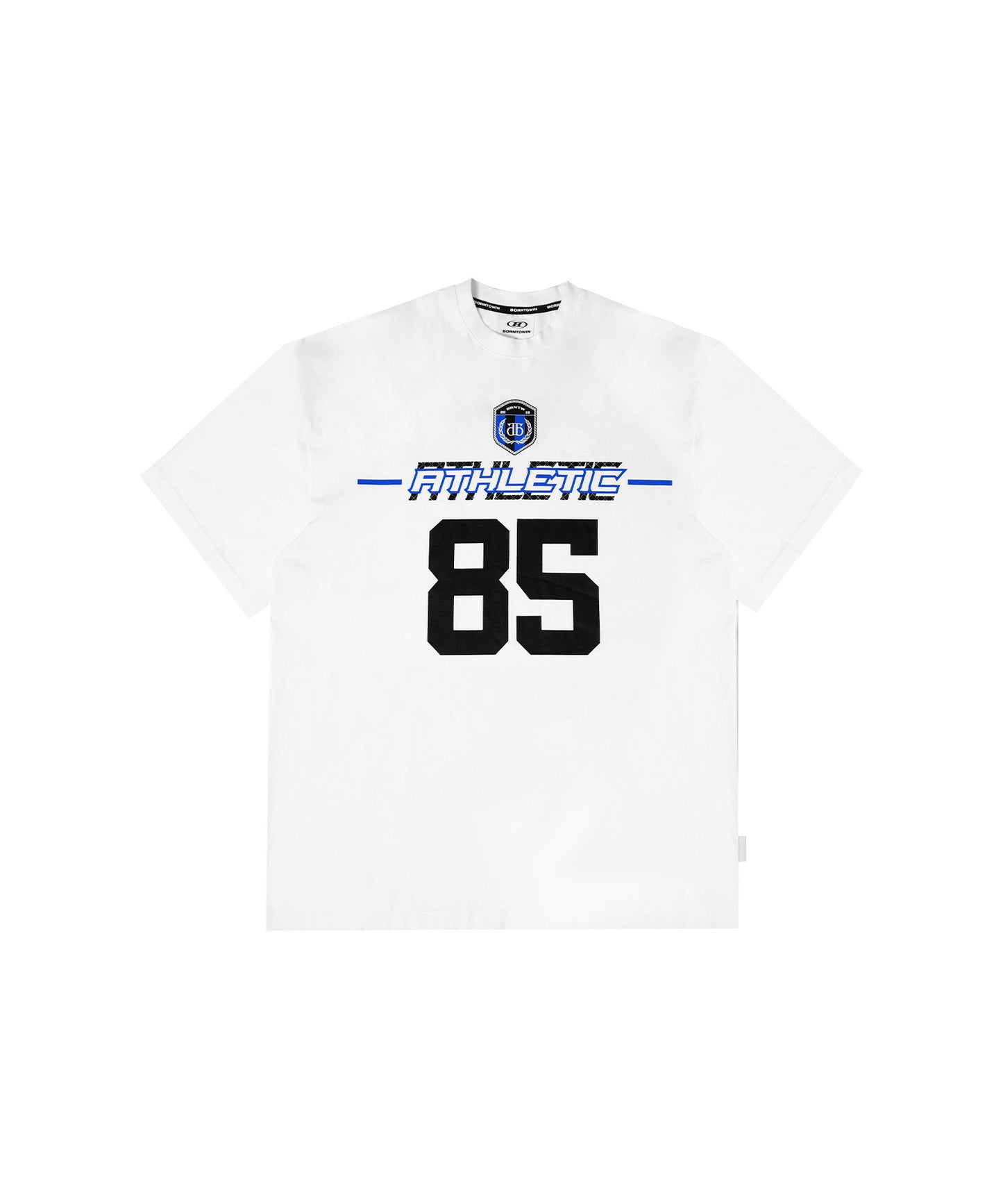 ATHLETIC 85 OVER FIT T-SHIRTS [WHITE]