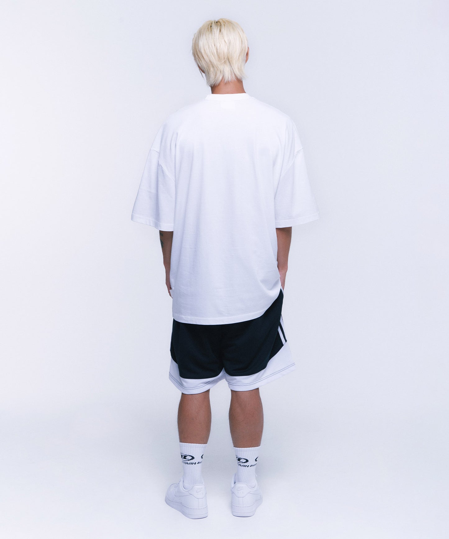 ATHLETIC 85 OVER FIT T-SHIRTS [WHITE]
