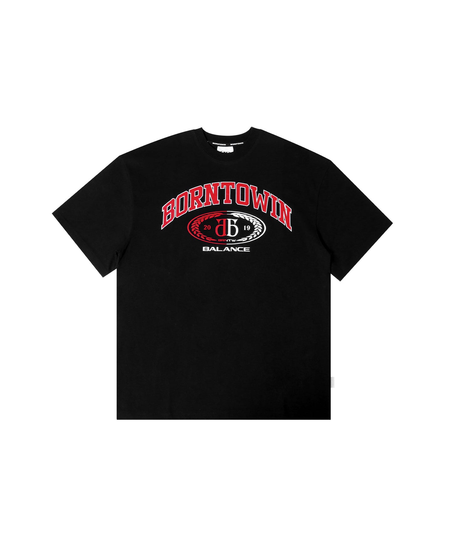 DOUBLE B EMBLEM OVER FIT T-SHIRTS [BLACK]