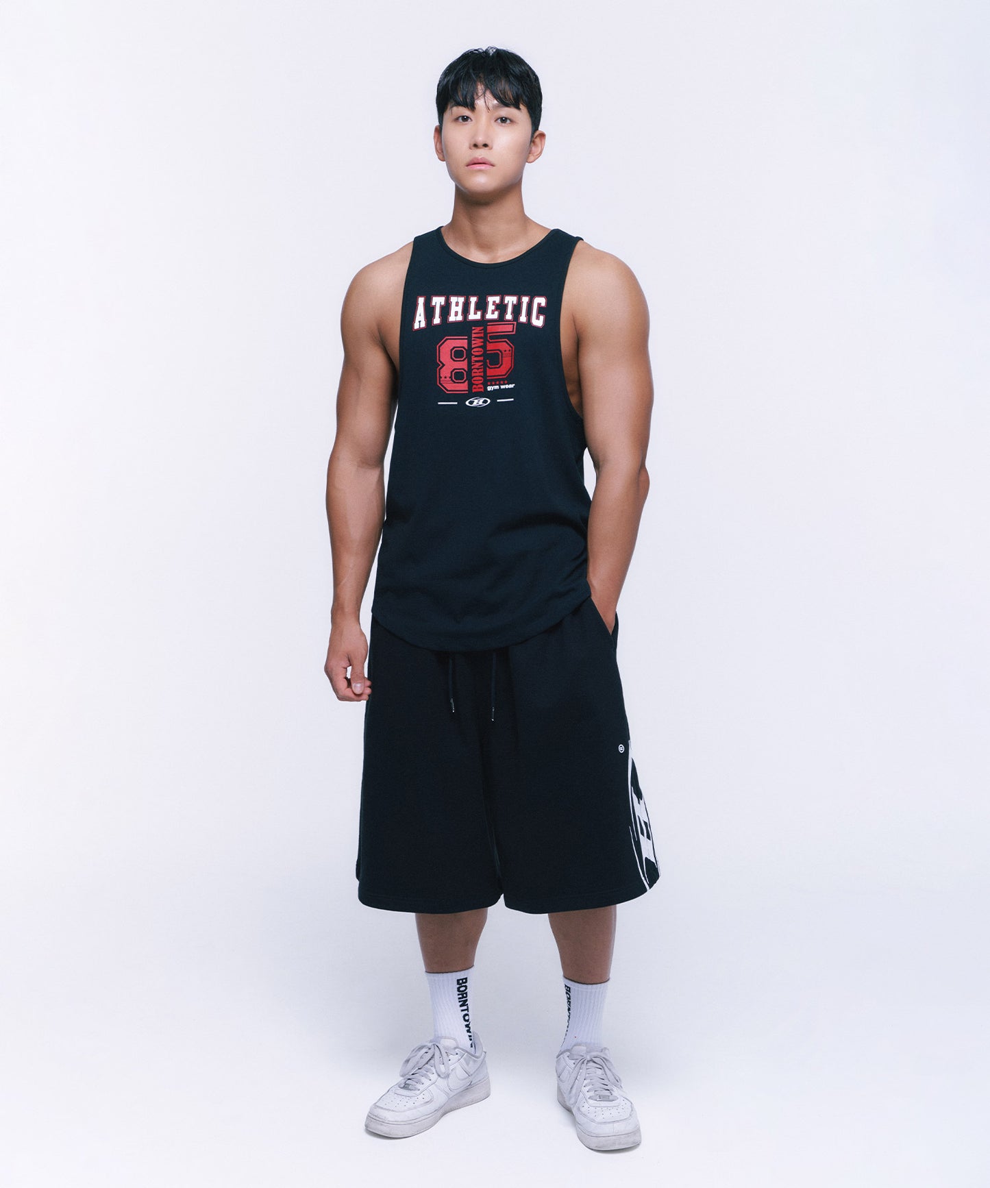 ATHLETIC 85 NEW FIT SLEEVELESS [BLACK]