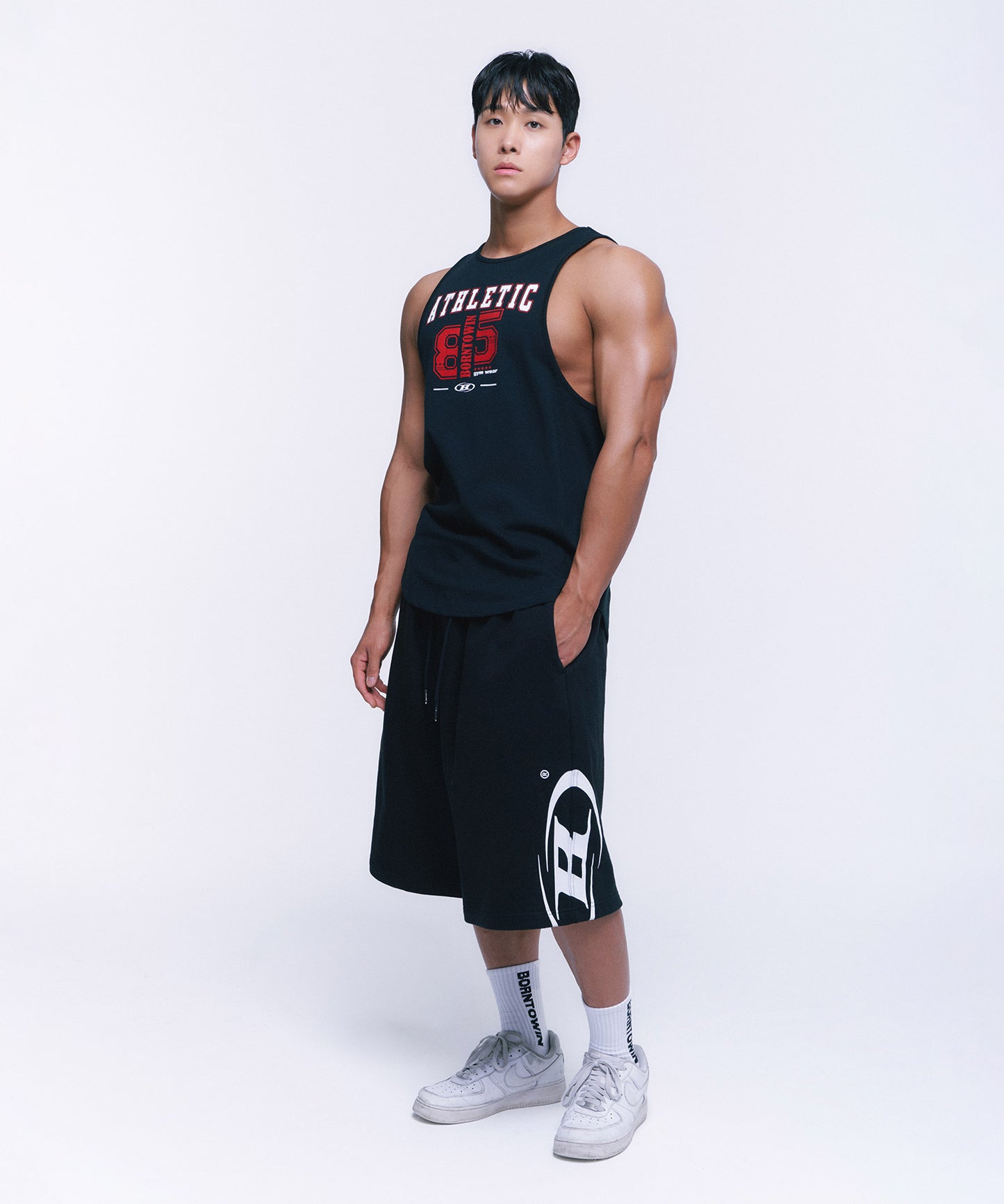 ATHLETIC 85 NEW FIT SLEEVELESS [BLACK]