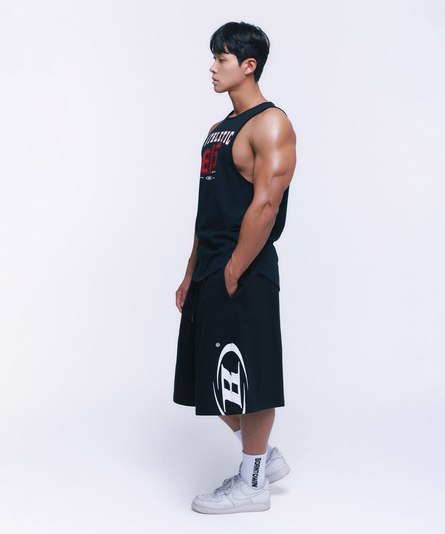 ATHLETIC 85 NEW FIT SLEEVELESS [BLACK]