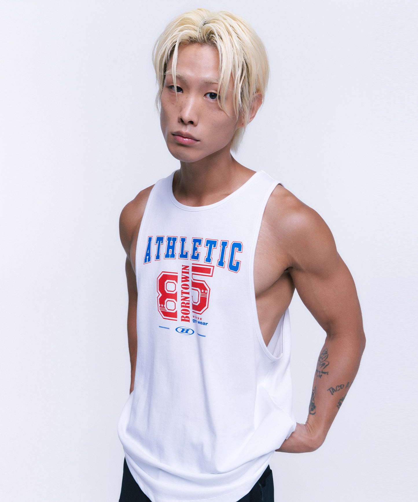 ATHLETIC 85 NEW FIT SLEEVELESS [WHITE]