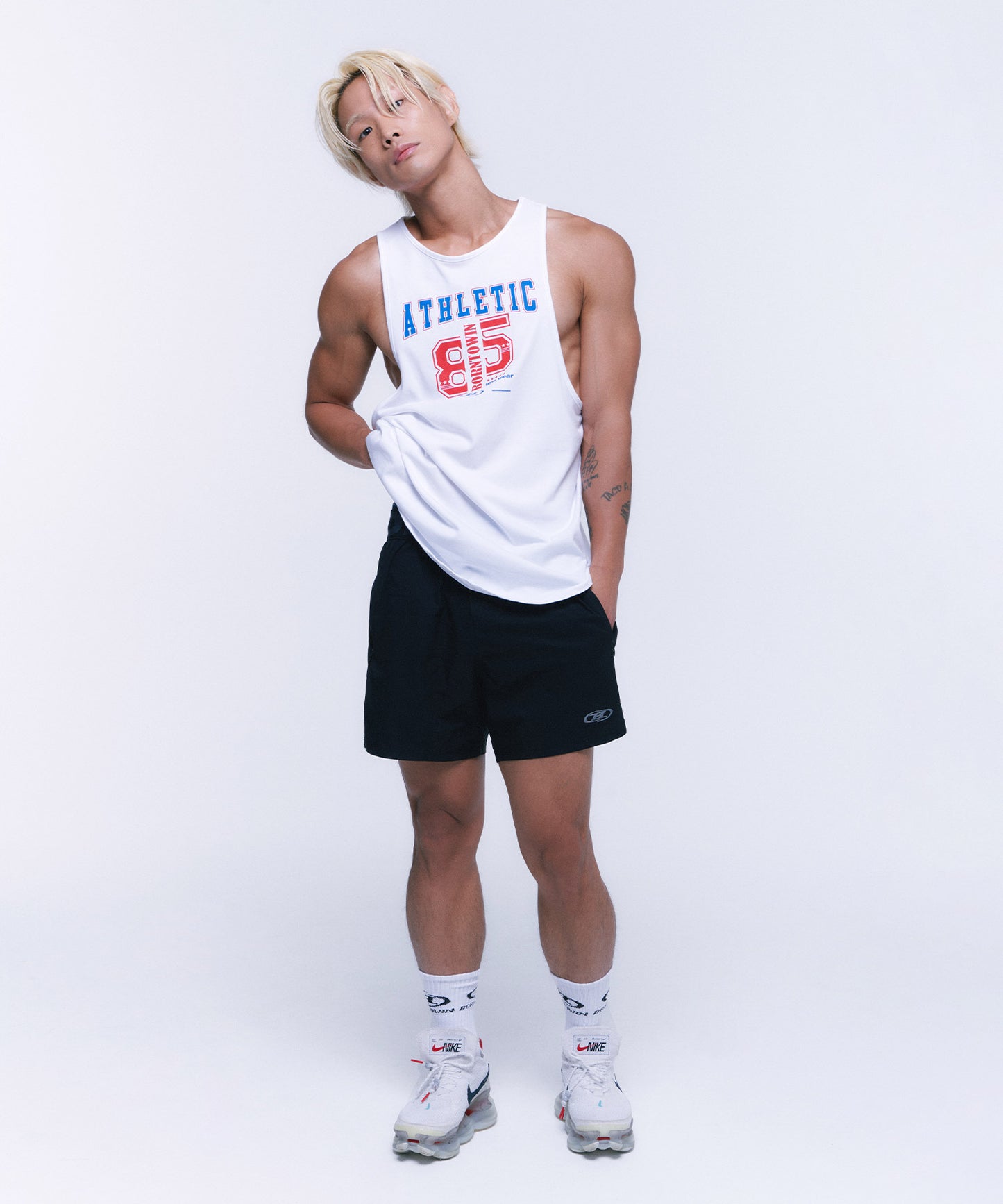 ATHLETIC 85 NEW FIT SLEEVELESS [WHITE]