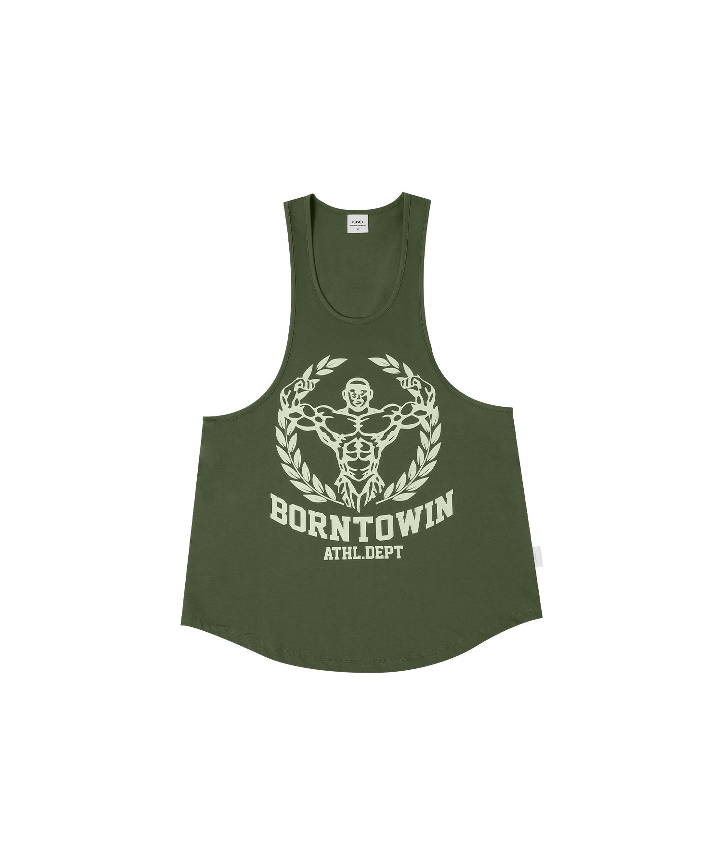 NEW RAISEBORN DEEP FIT SLEEVELESS [KHAKI]