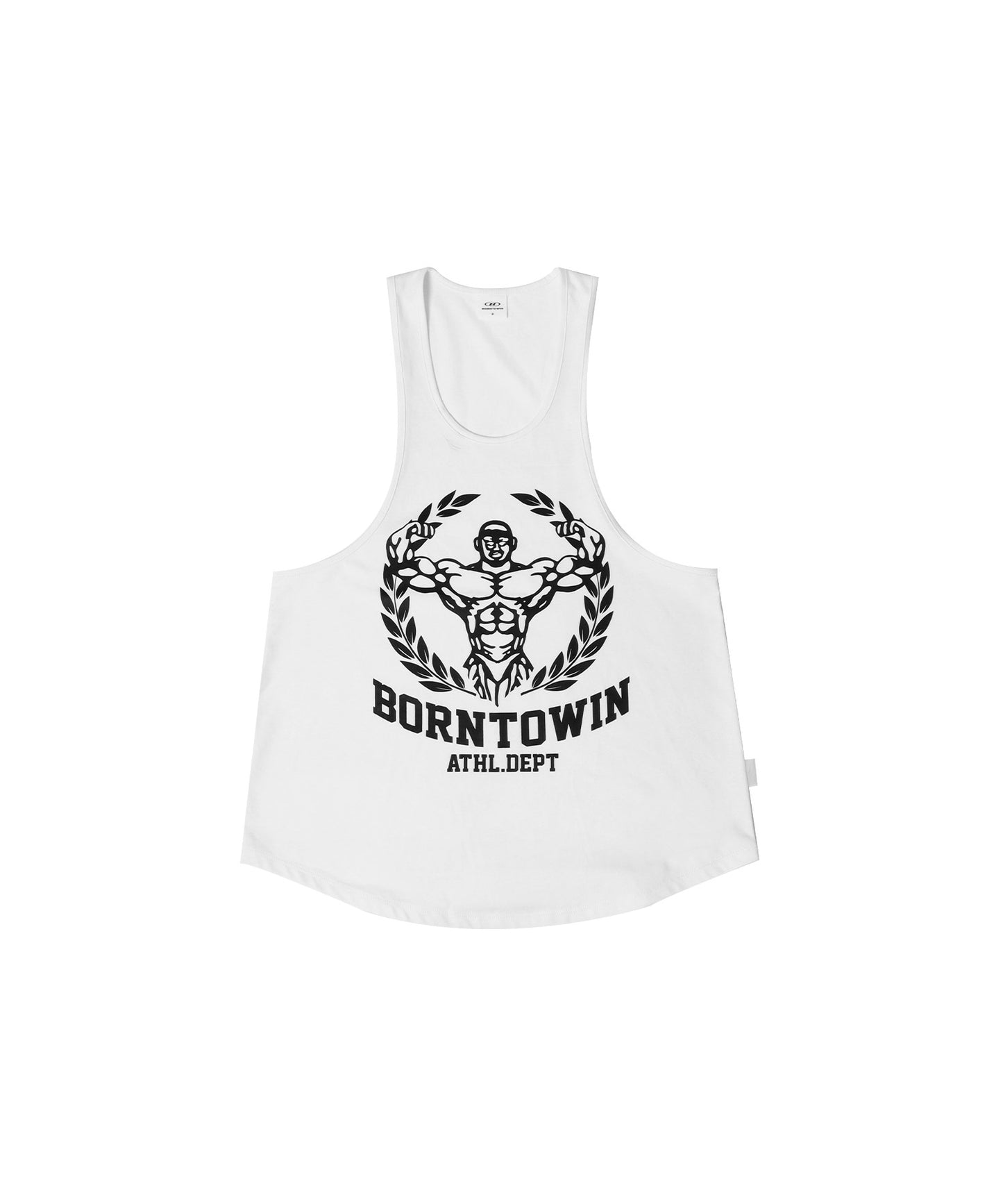 NEW RAISEBORN DEEP FIT SLEEVELESS [WHITE]