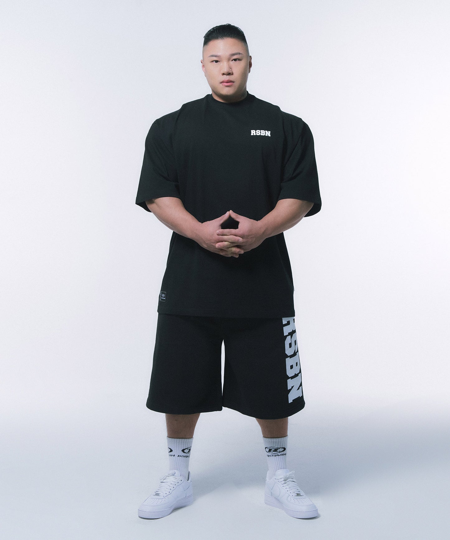 RSBN OVER FIT T-SHIRTS [BLACK]