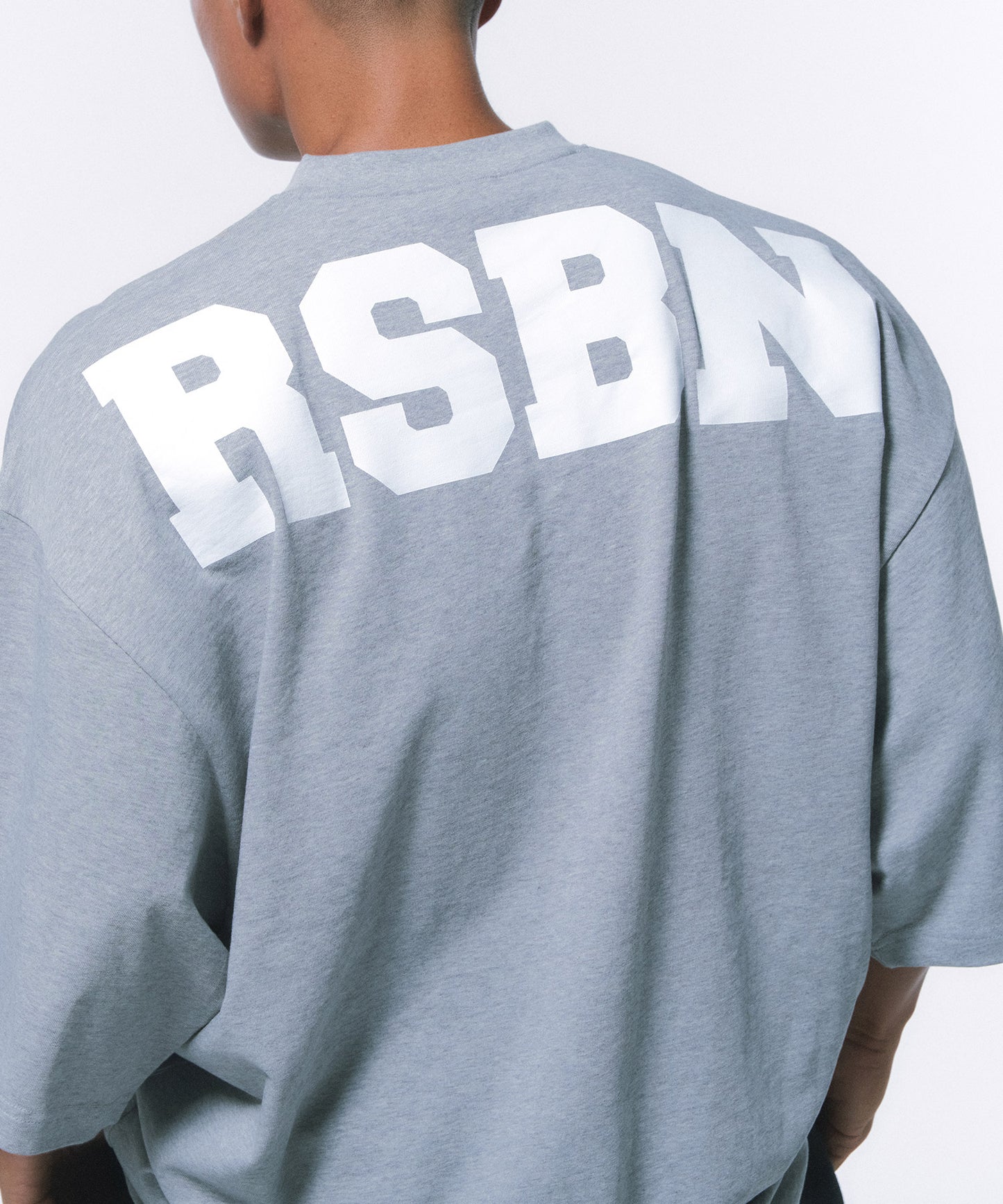 RSBN OVER FIT T-SHIRTS [MELANGE GREY]